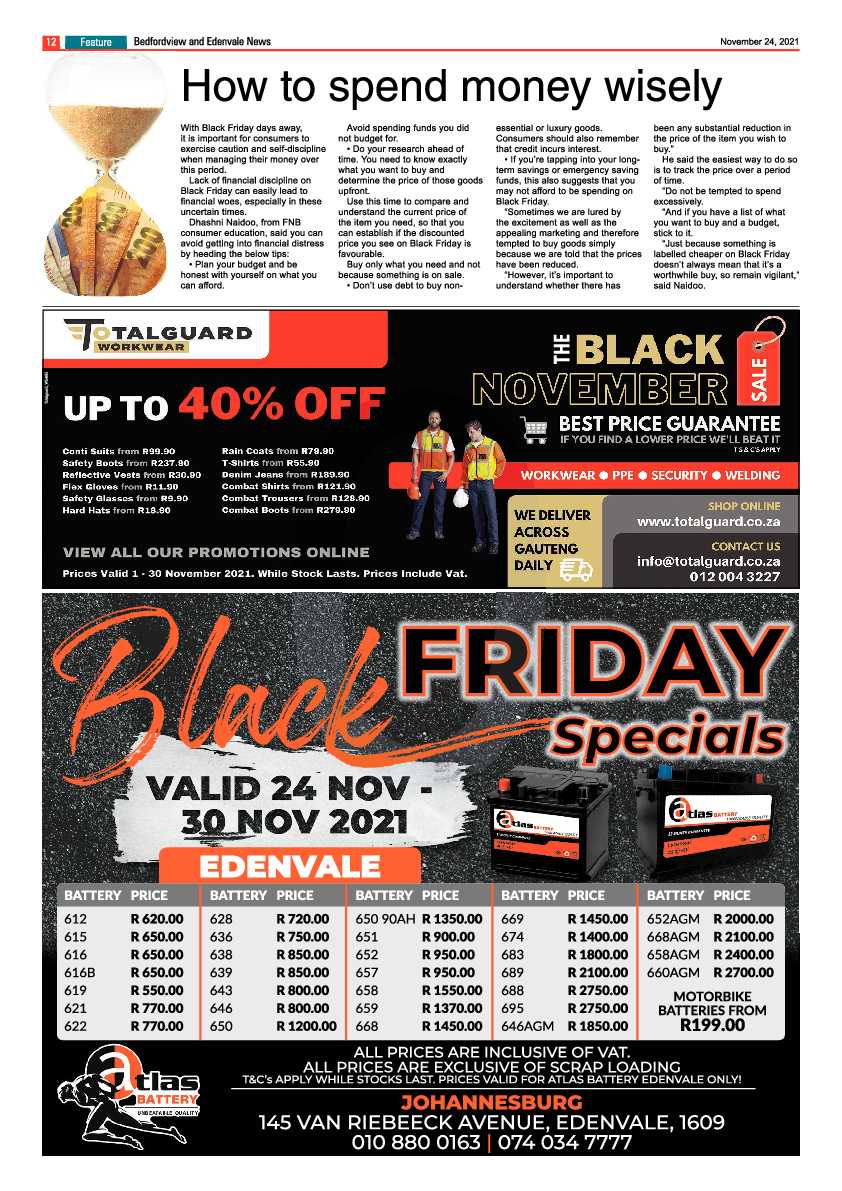 Bedfordview Edenvale News 24 November 2021 page 14