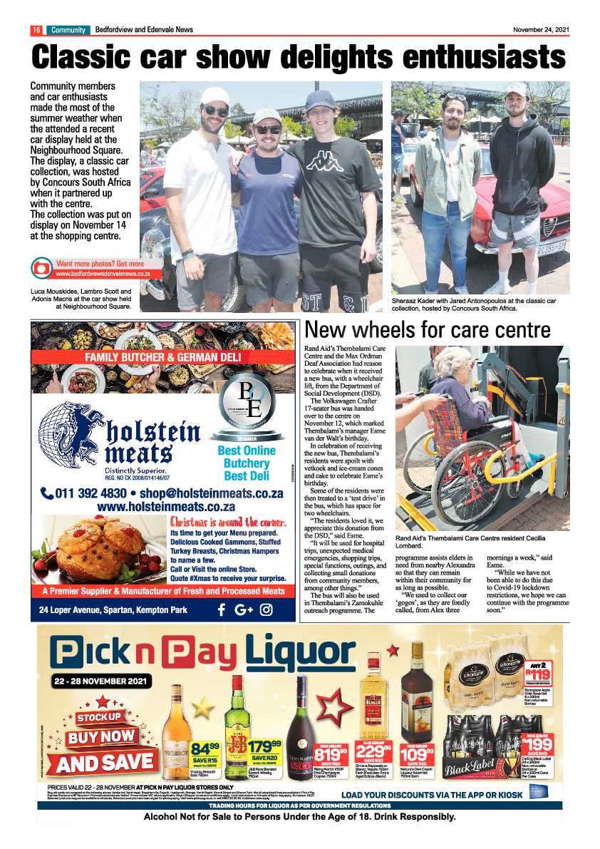 Bedfordview Edenvale News 24 November 2021 page 18