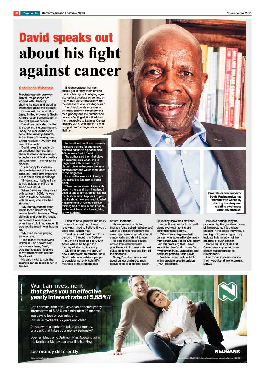 Bedfordview Edenvale News 24 November 2021 page 20