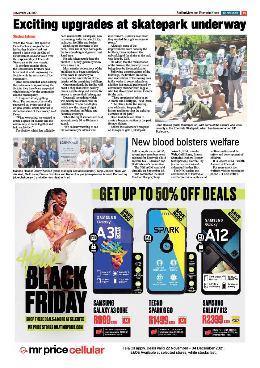 Bedfordview Edenvale News 24 November 2021 page 21