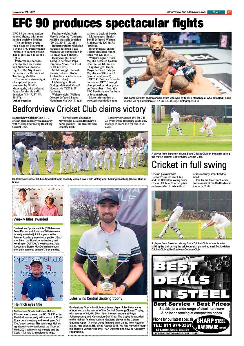 Bedfordview Edenvale News 24 November 2021 page 29