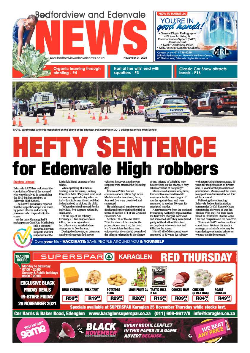 Bedfordview Edenvale News 24 November 2021 page 3