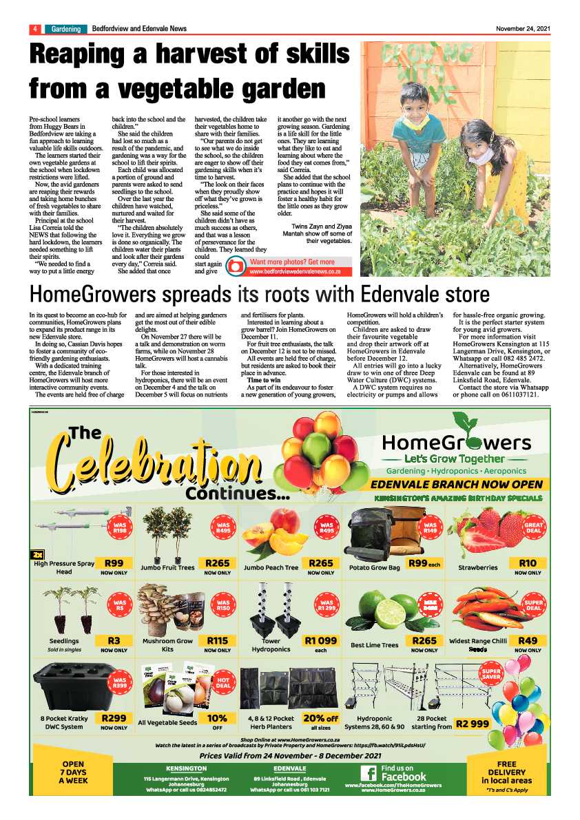 Bedfordview Edenvale News 24 November 2021 page 6