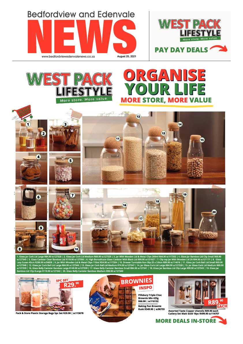 Bedfordview Edenvale News 25 August 2021 page 1