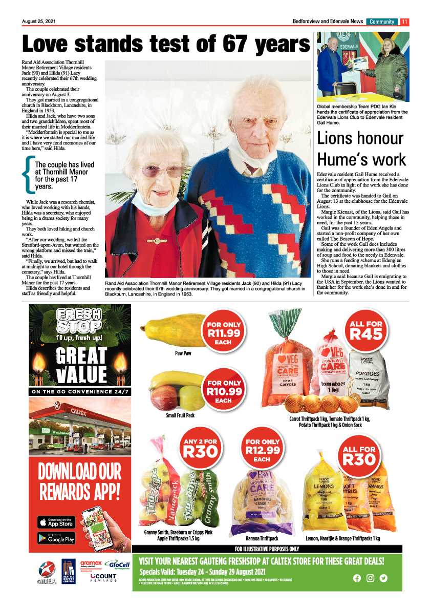 Bedfordview Edenvale News 25 August 2021 page 13