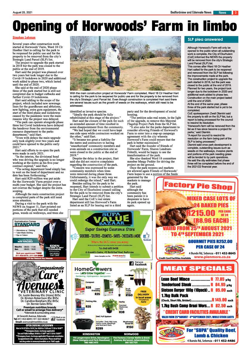 Bedfordview Edenvale News 25 August 2021 page 5