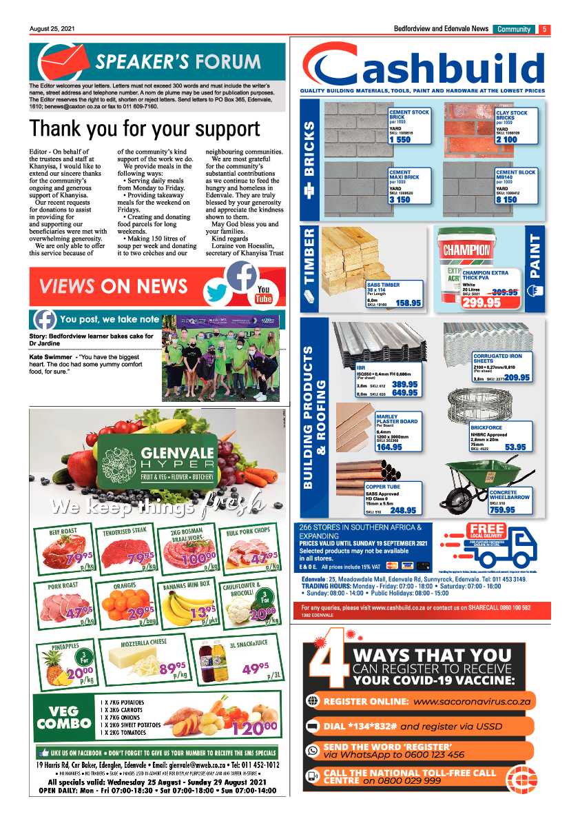 Bedfordview Edenvale News 25 August 2021 page 7