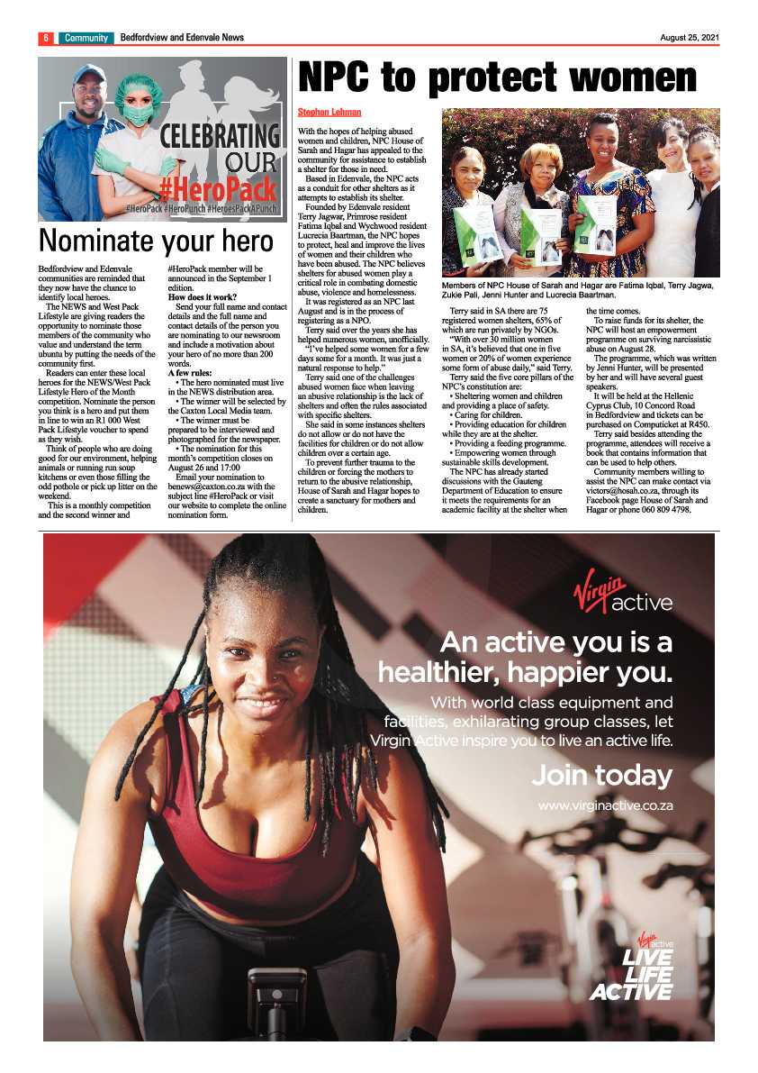Bedfordview Edenvale News 25 August 2021 page 8