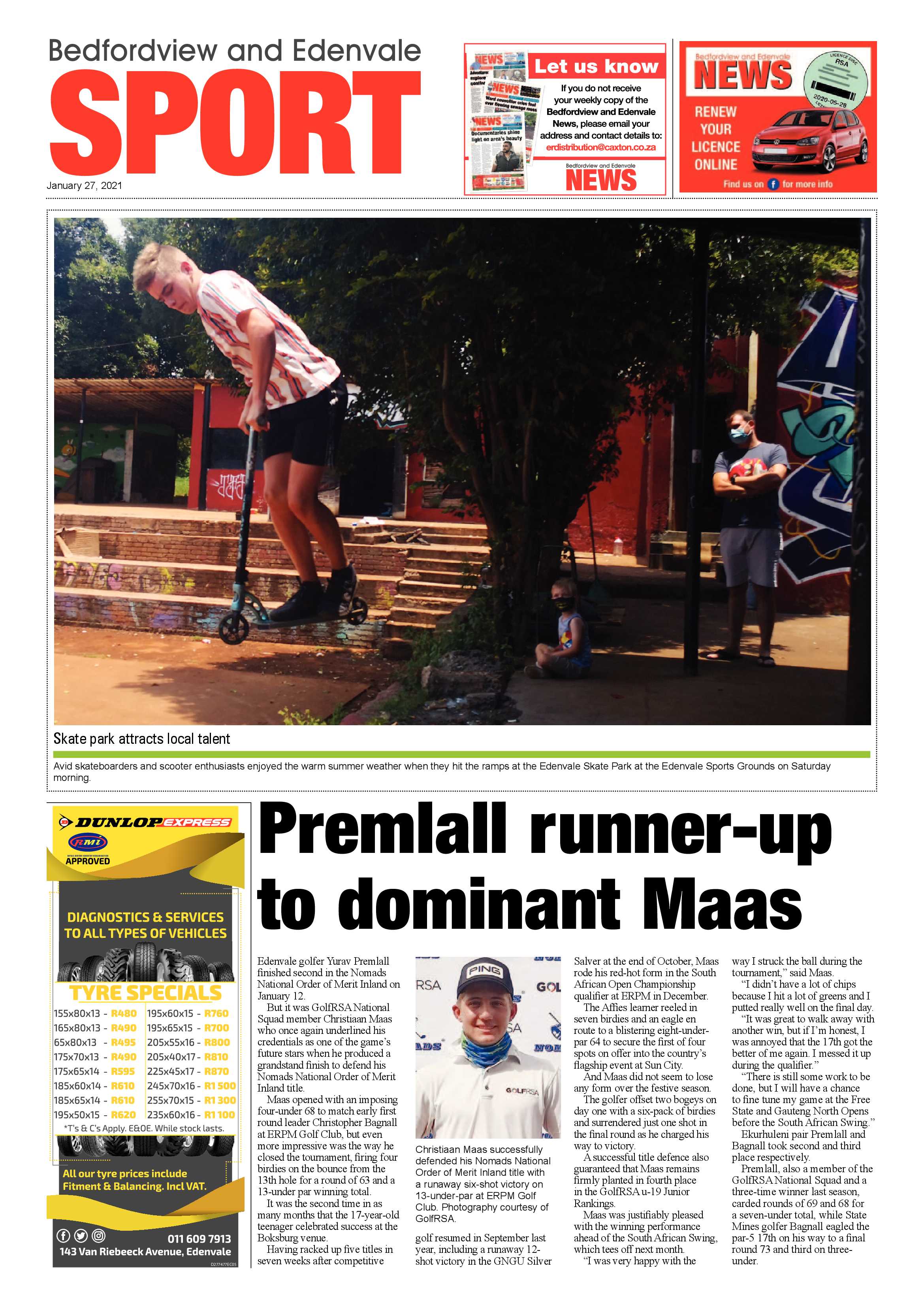 Bedfordview Edenvale News 27 January 2021 page 16