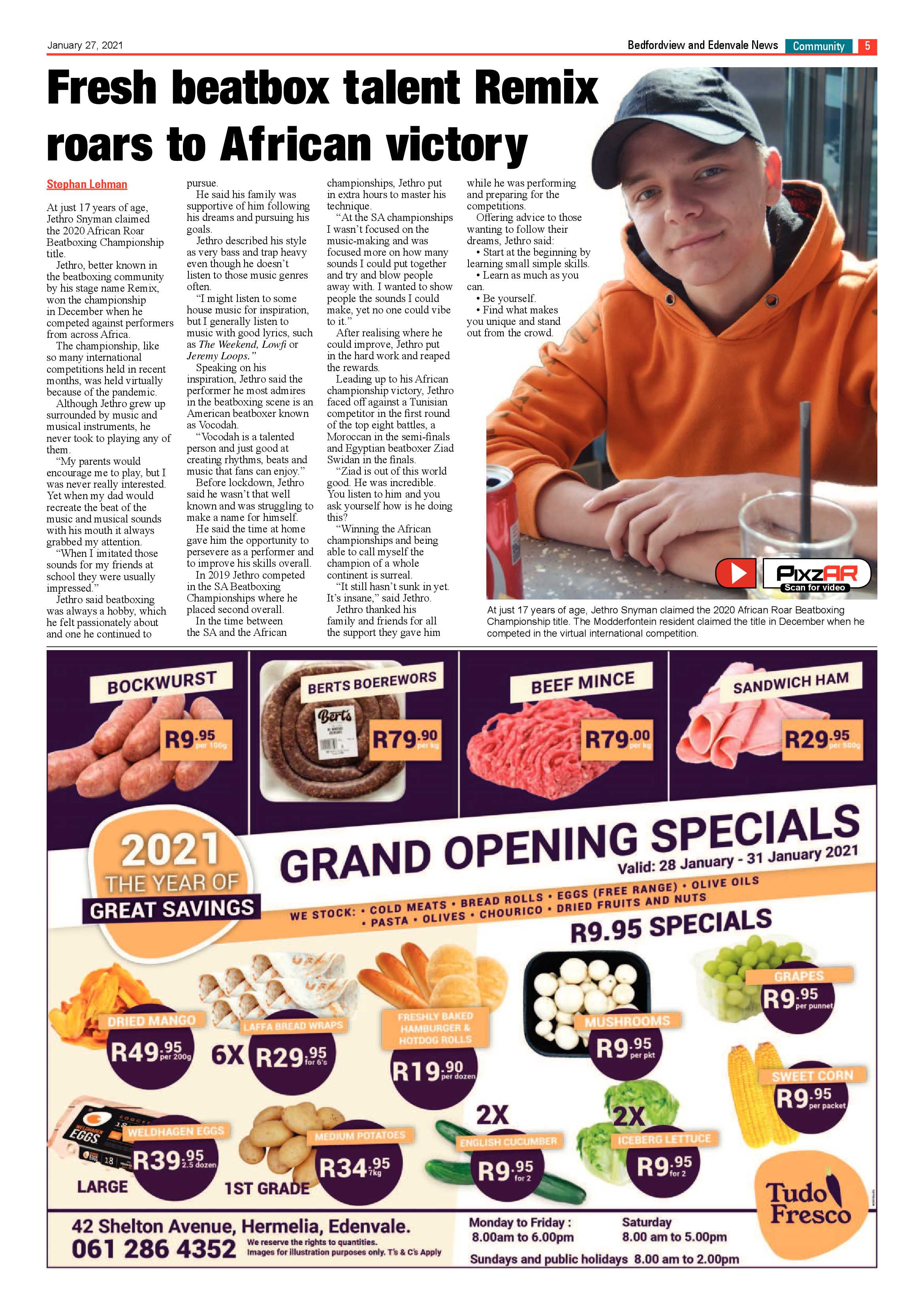 Bedfordview Edenvale News 27 January 2021 page 5