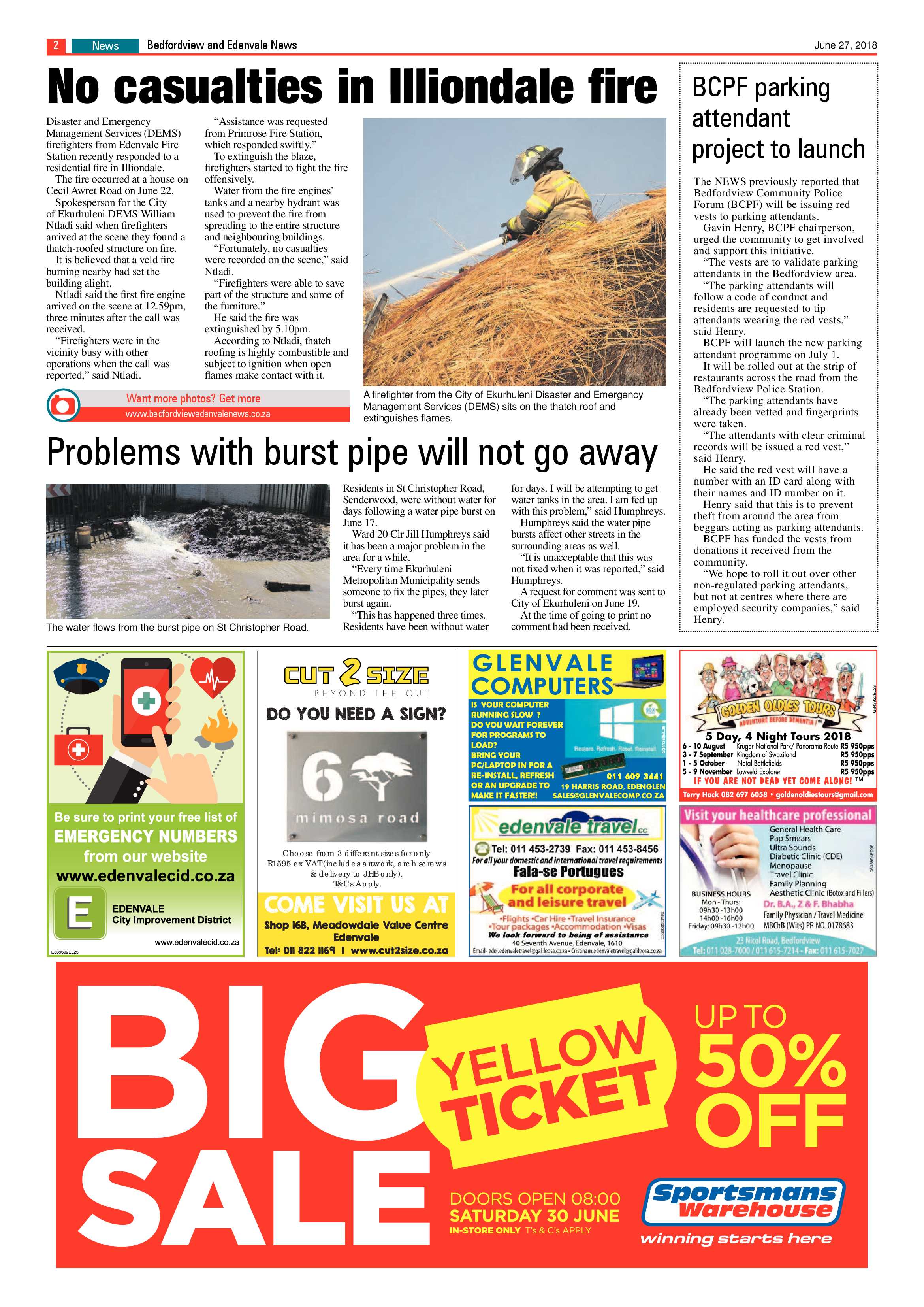 Bedfordview Edenvale News 27 June 2018 page 2