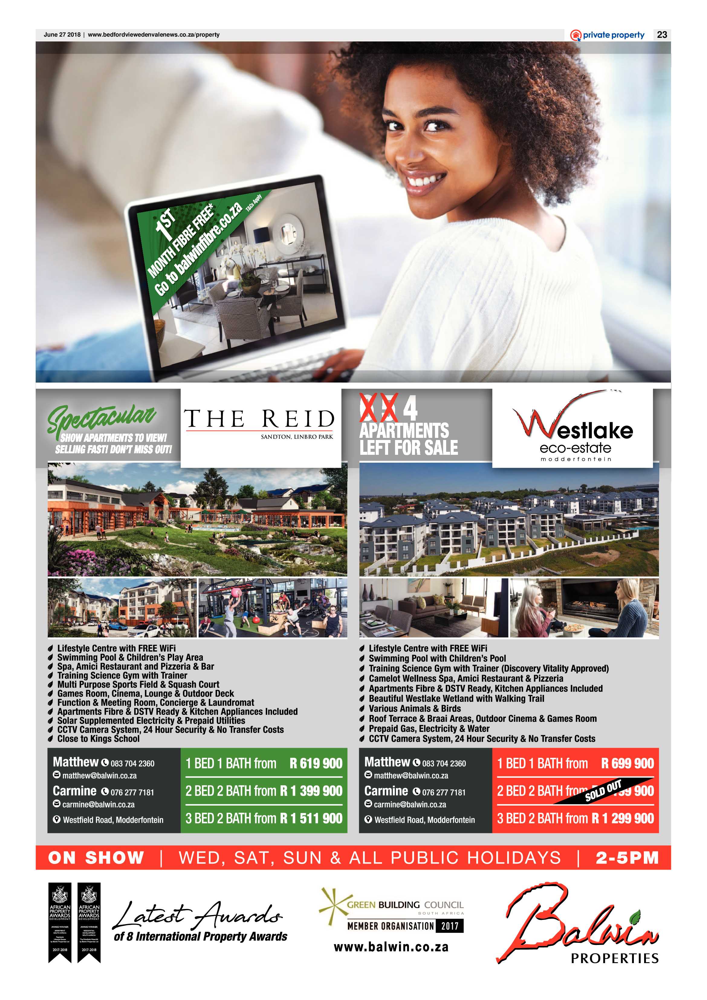 Bedfordview Edenvale News 27 June 2018 page 23