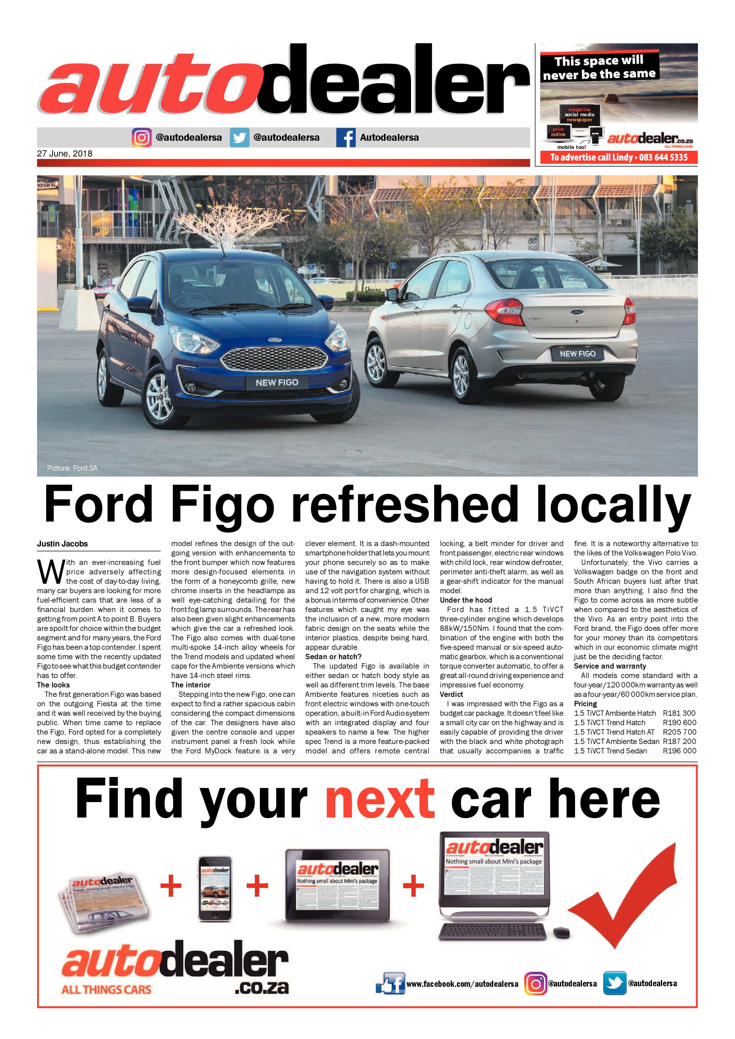 Bedfordview Edenvale News 27 June 2018 page 27