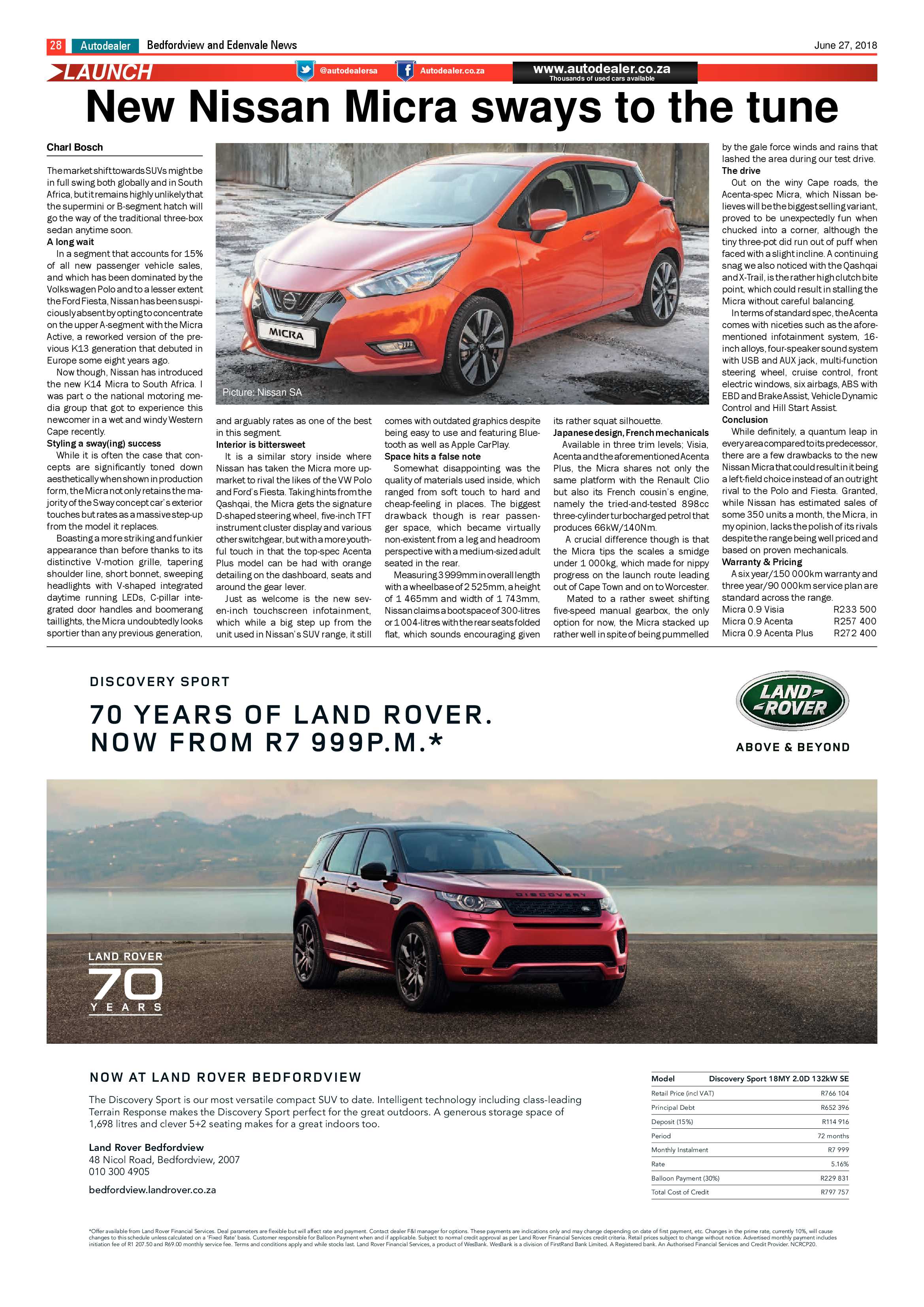 Bedfordview Edenvale News 27 June 2018 page 28