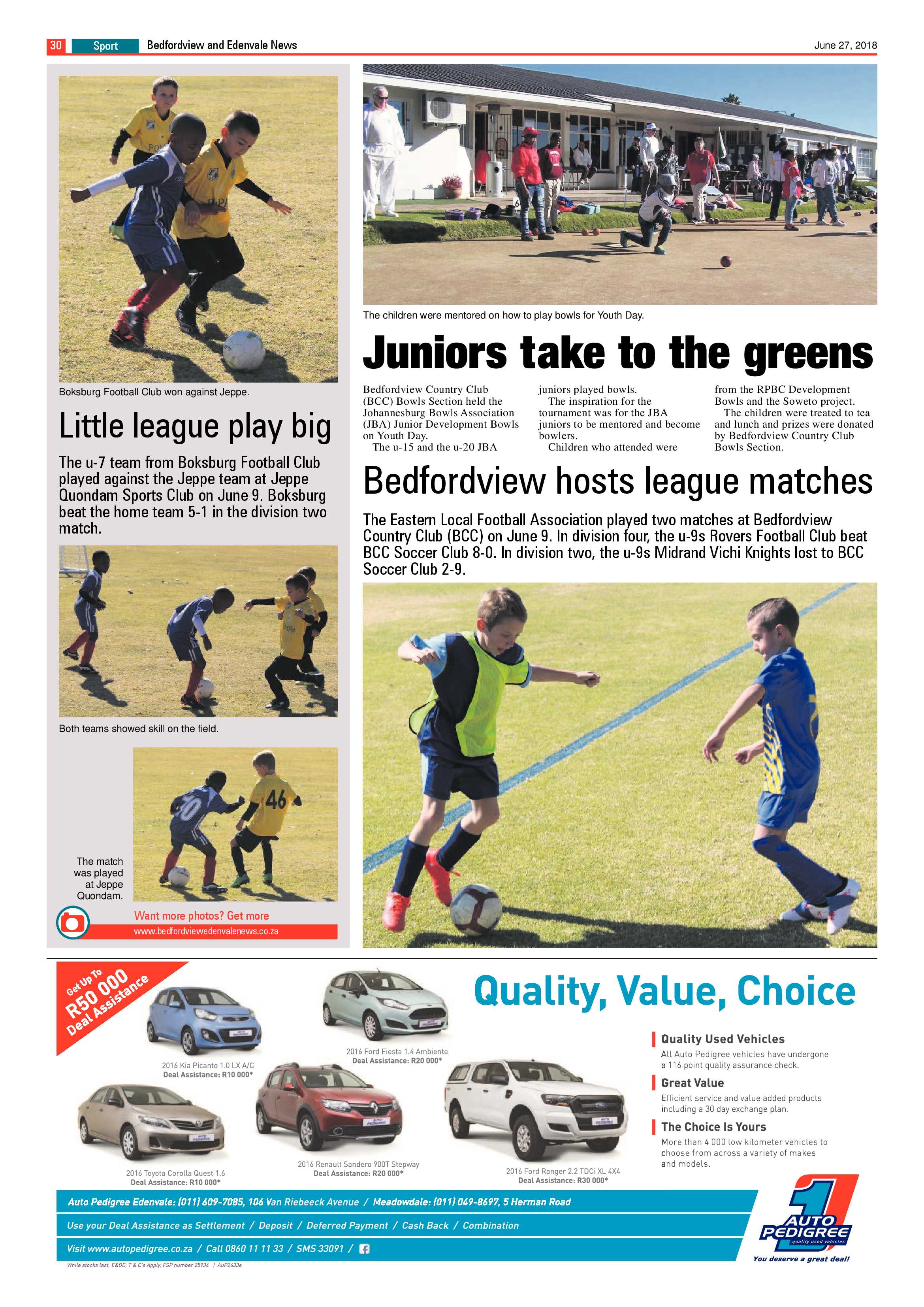 Bedfordview Edenvale News 27 June 2018 page 30