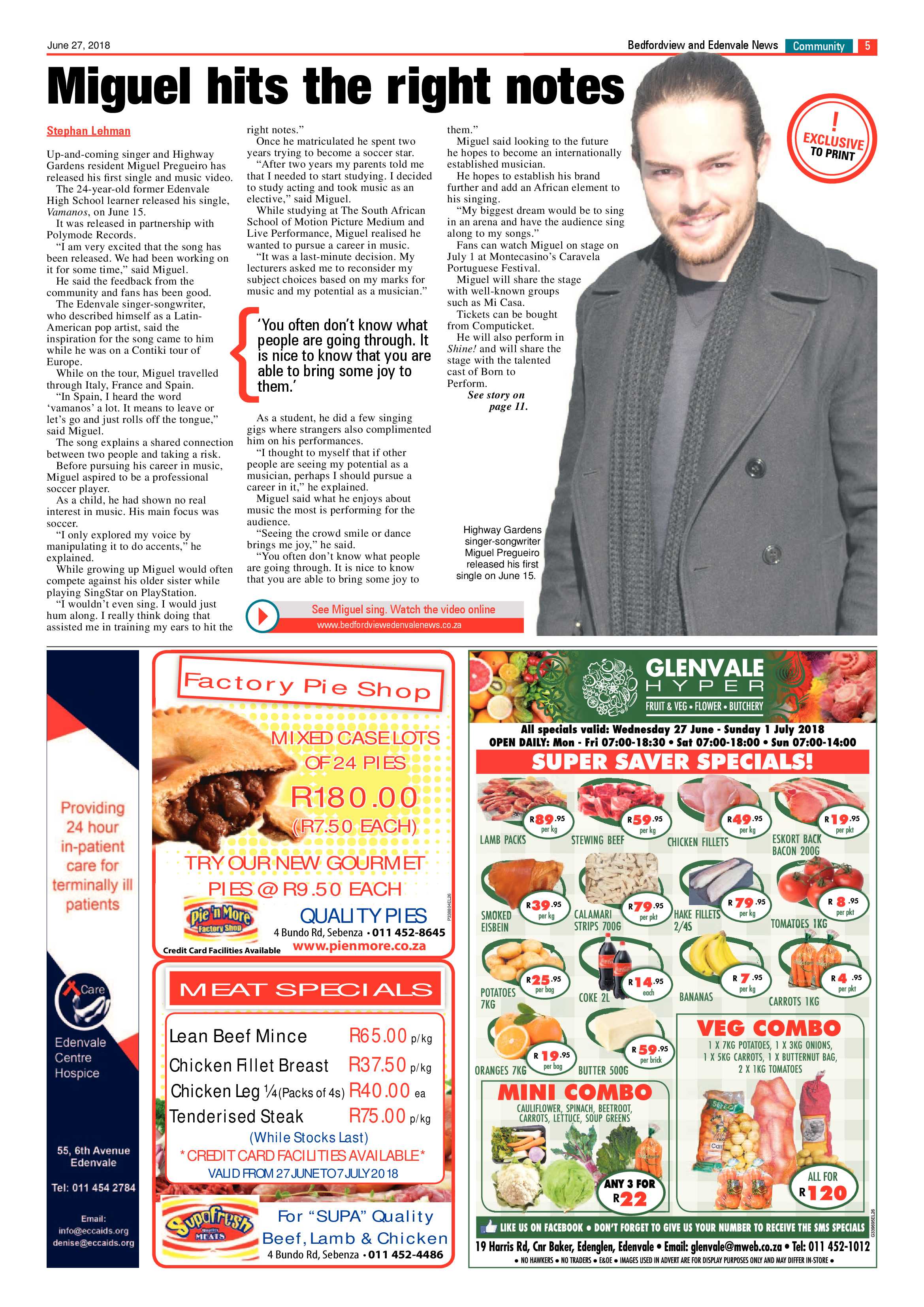 Bedfordview Edenvale News 27 June 2018 page 5