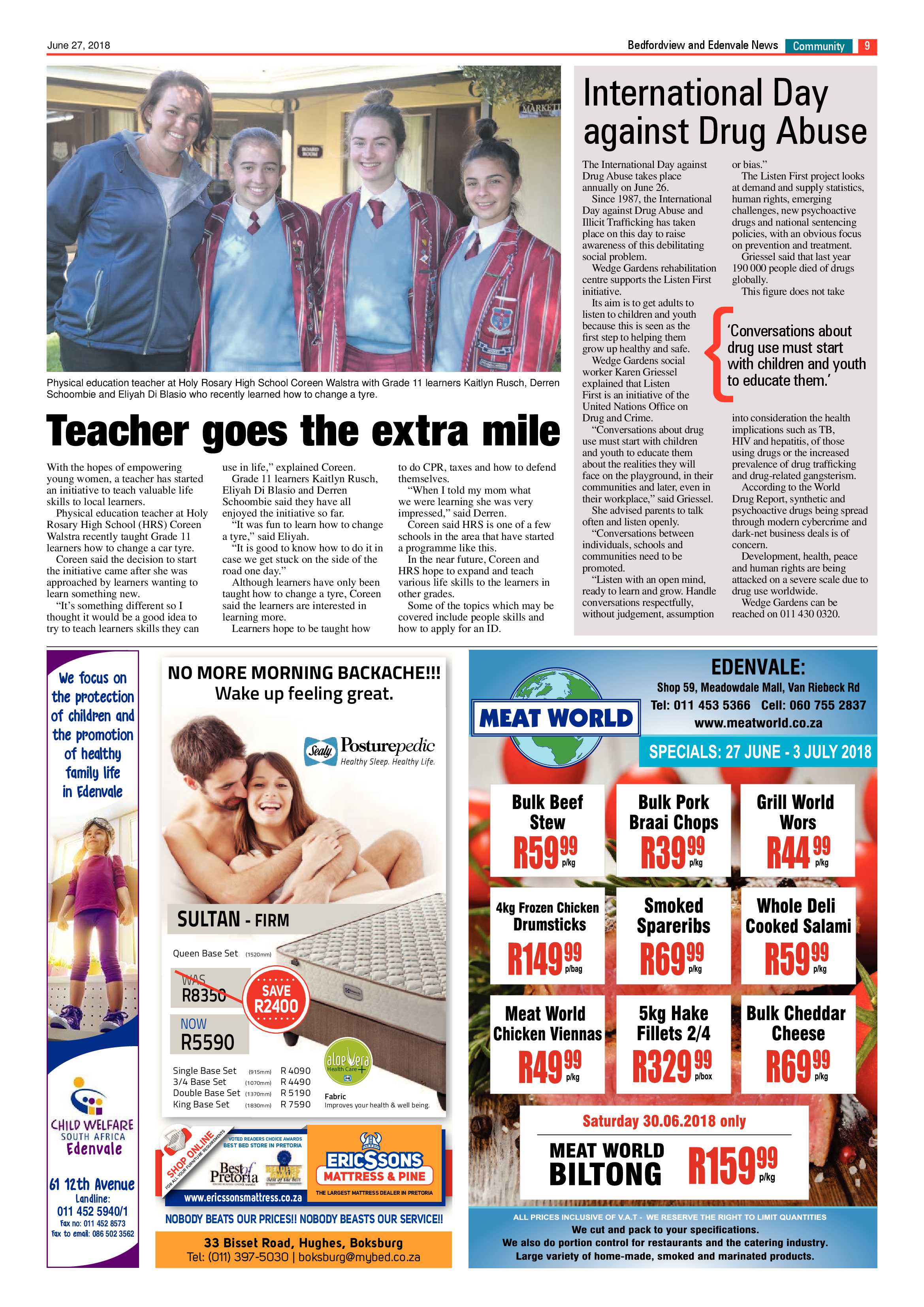 Bedfordview Edenvale News 27 June 2018 page 9