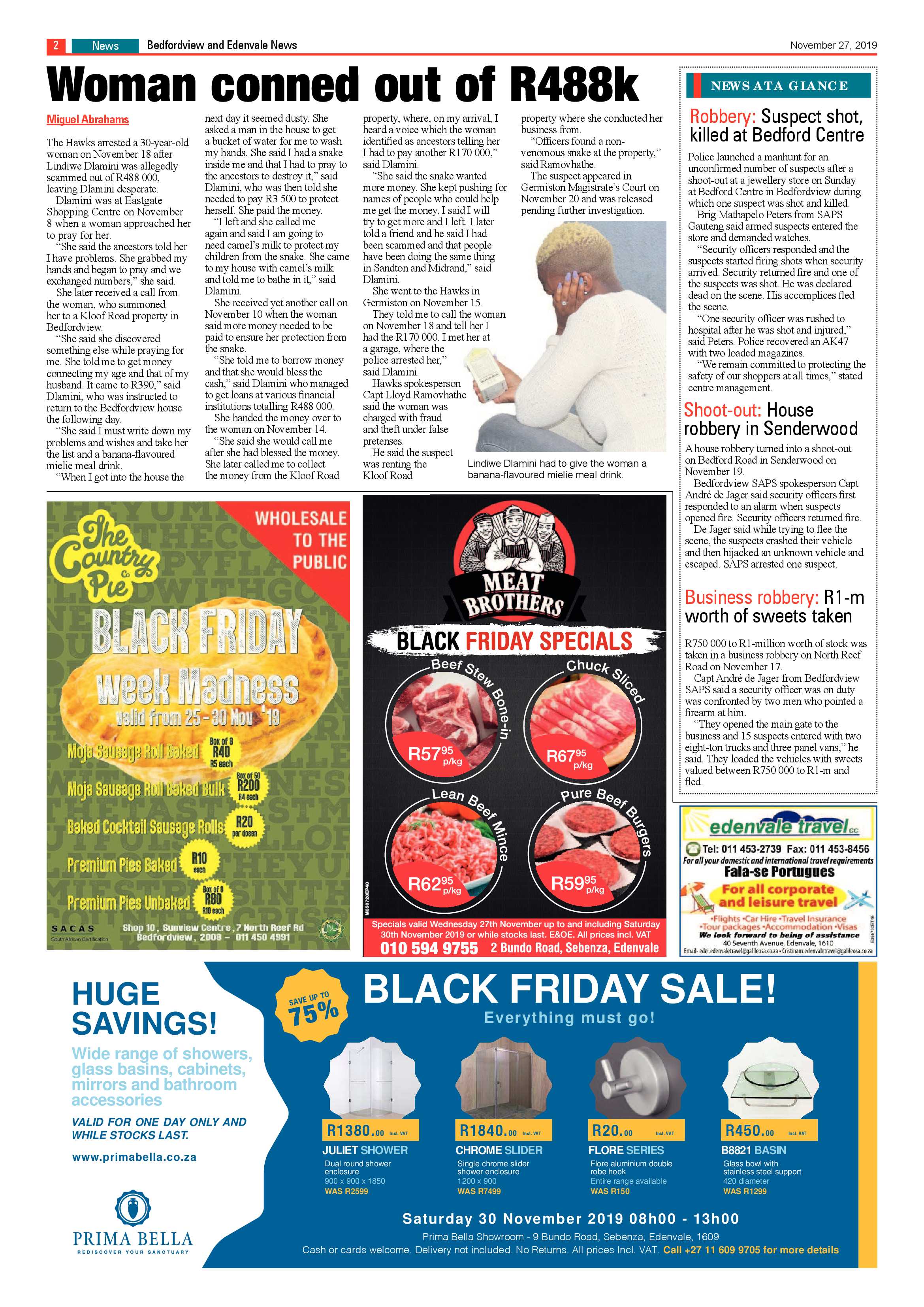 Bedfordview Edenvale News 27 November 2019 page 2
