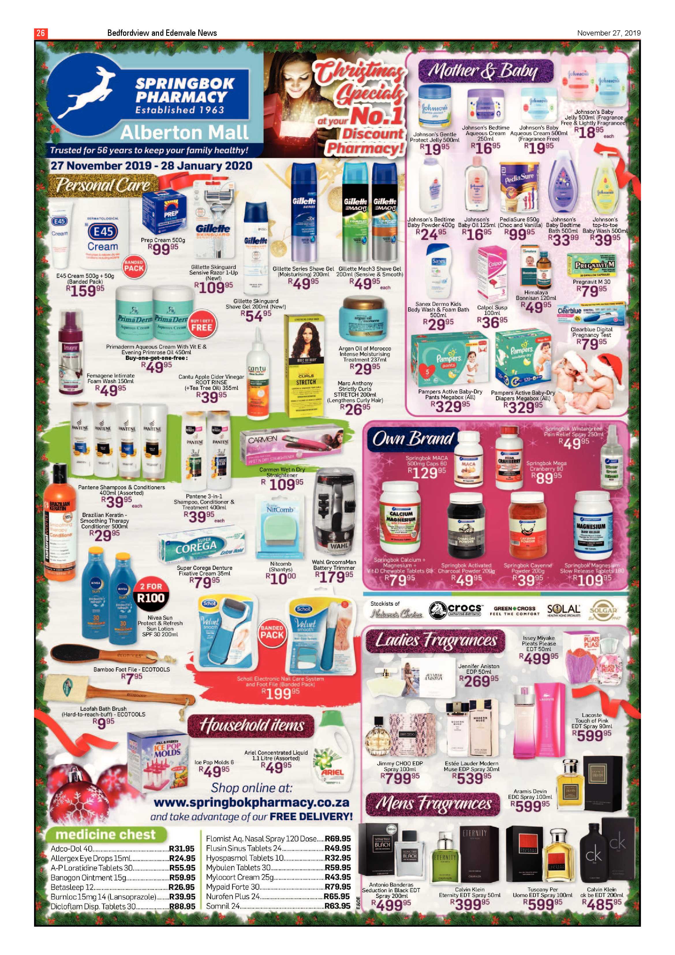 Bedfordview Edenvale News 27 November 2019 page 26