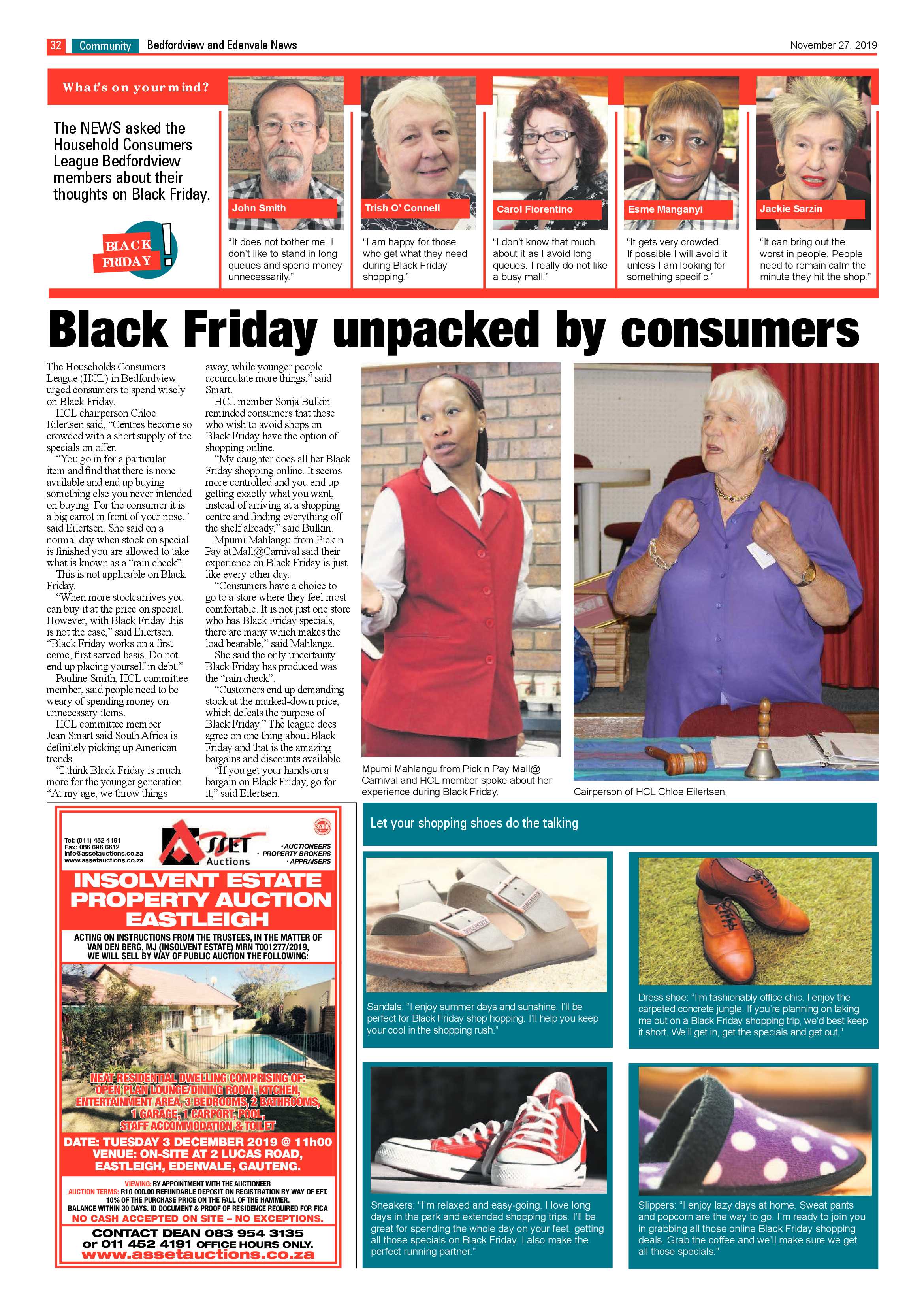 Bedfordview Edenvale News 27 November 2019 page 32