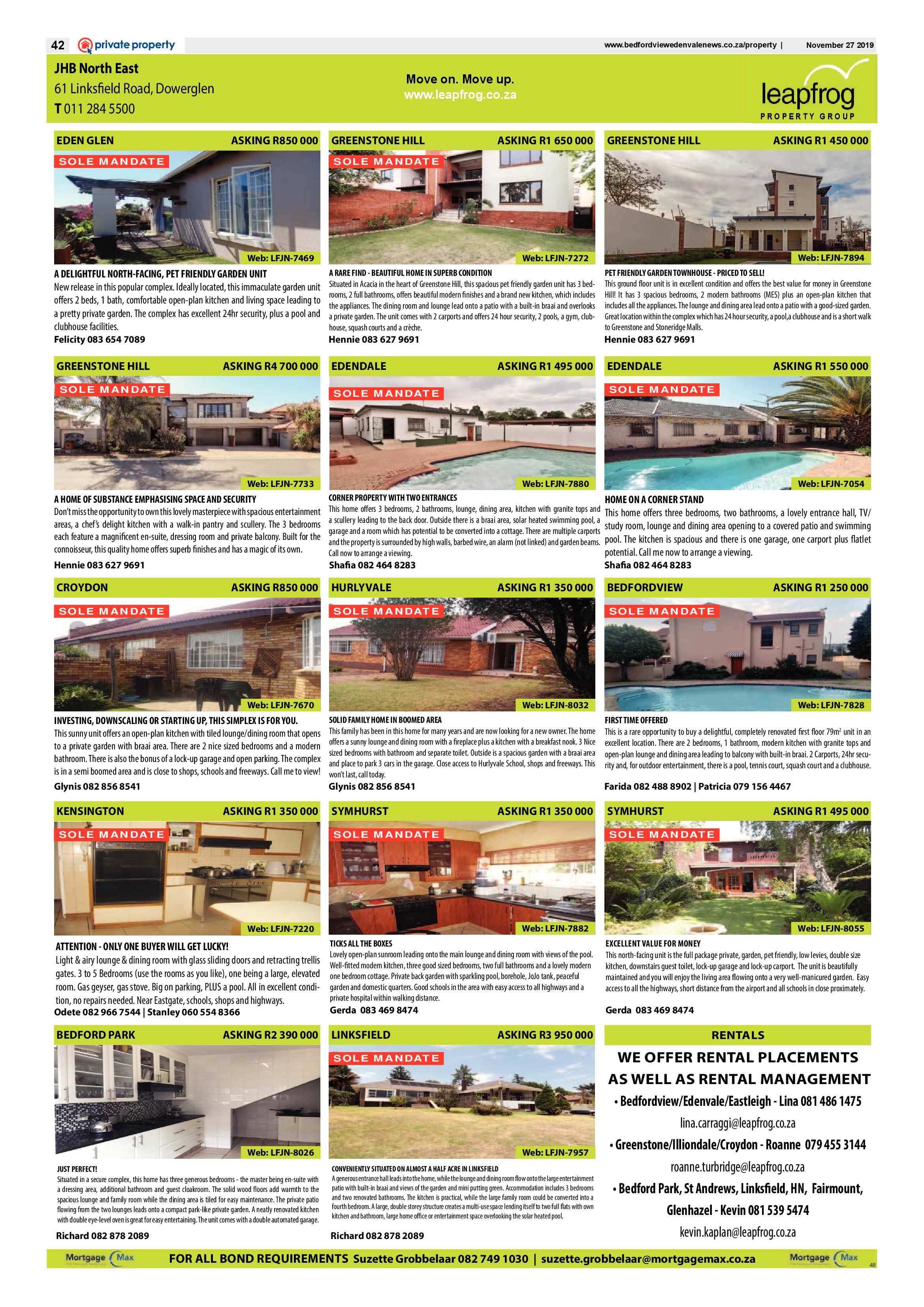 Bedfordview Edenvale News 27 November 2019 page 42