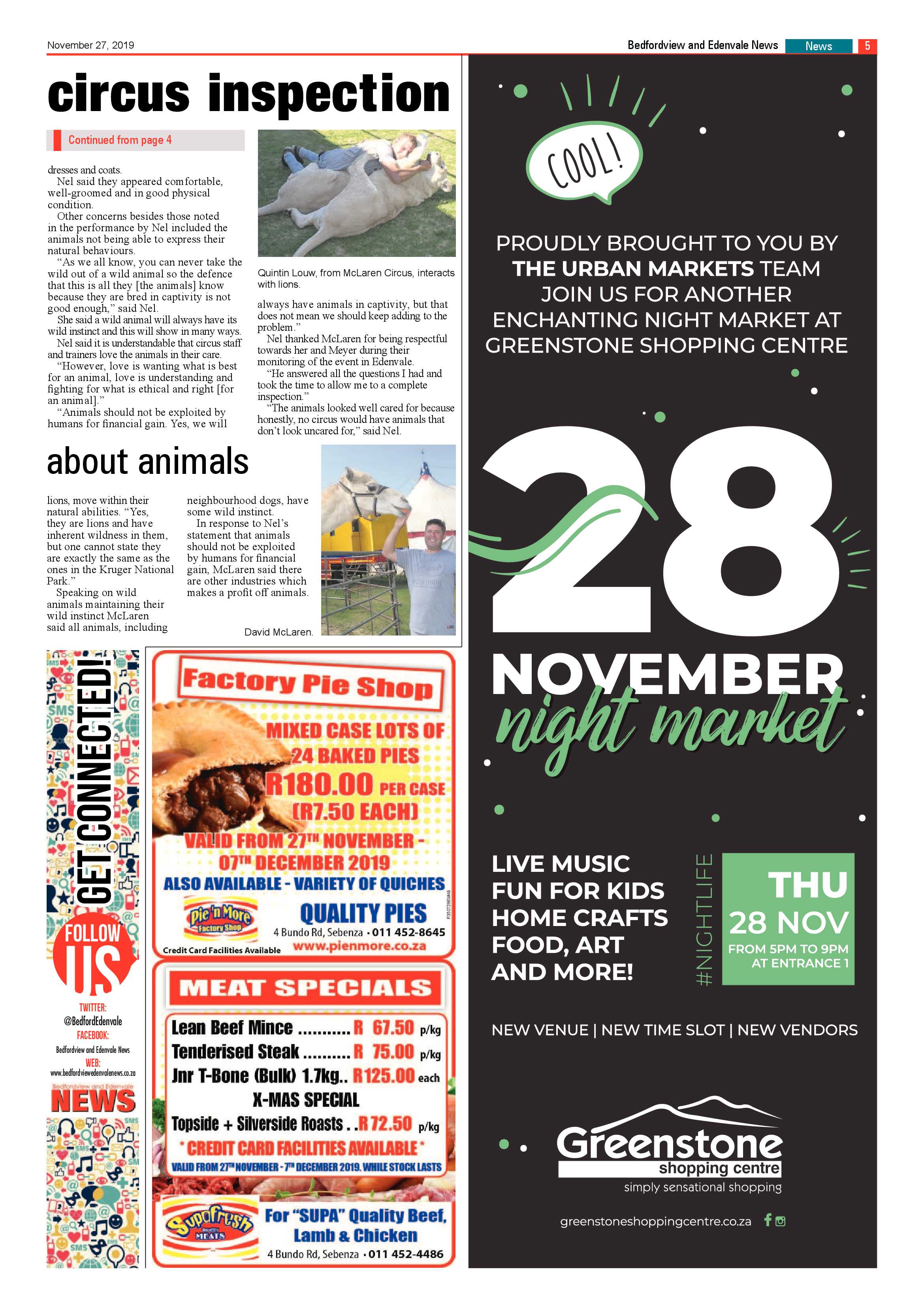 Bedfordview Edenvale News 27 November 2019 page 5