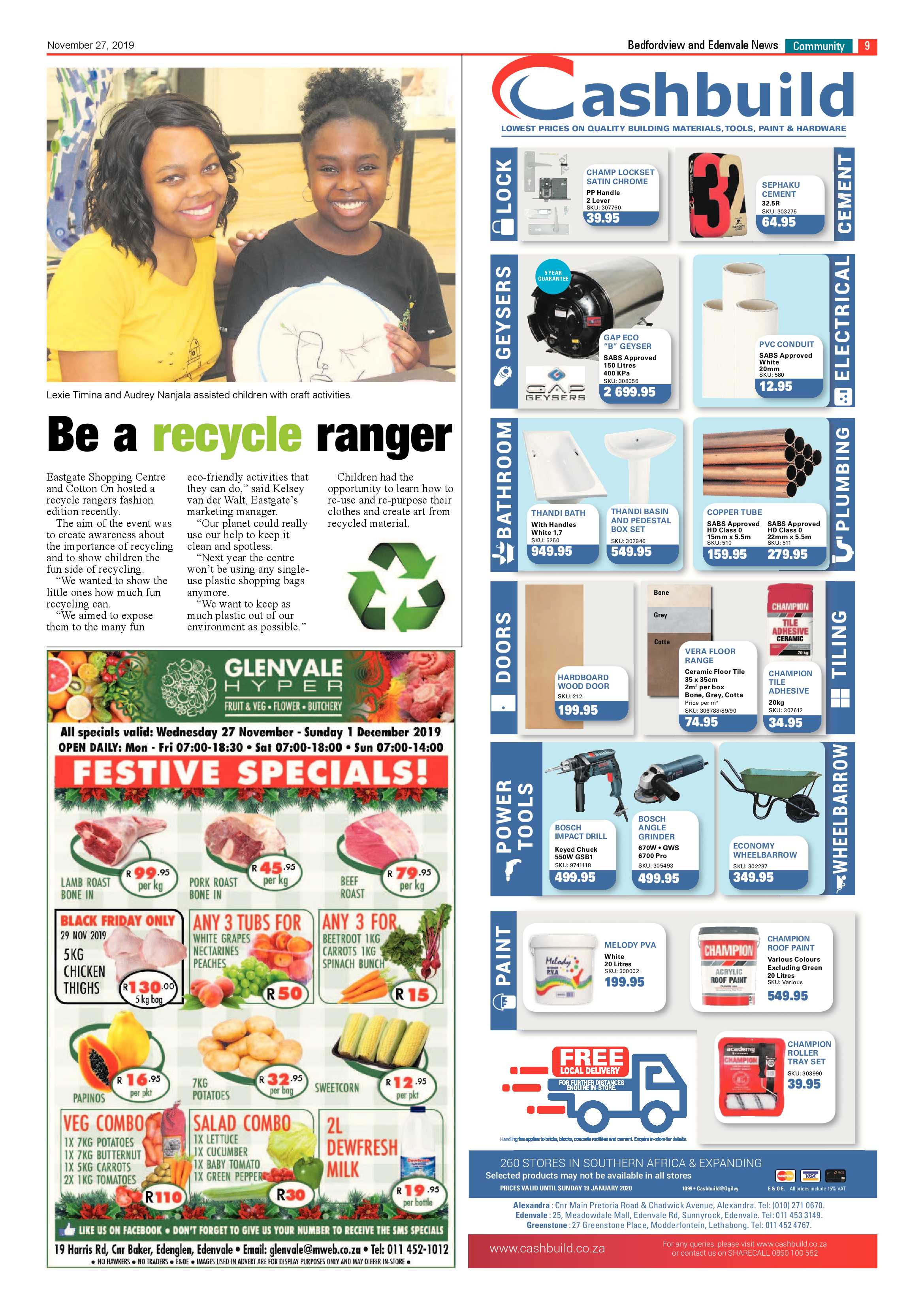 Bedfordview Edenvale News 27 November 2019 page 9