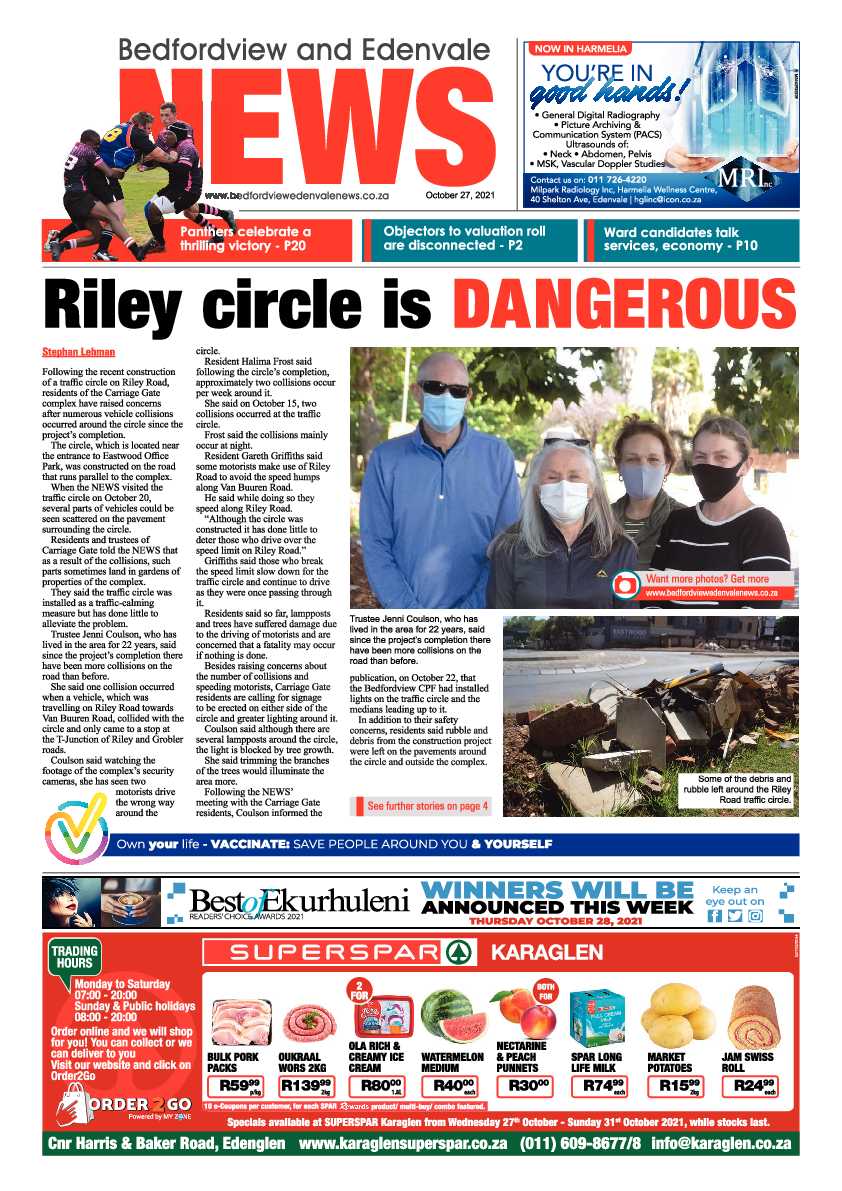 Bedfordview Edenvale News 27 October 2021 page 3