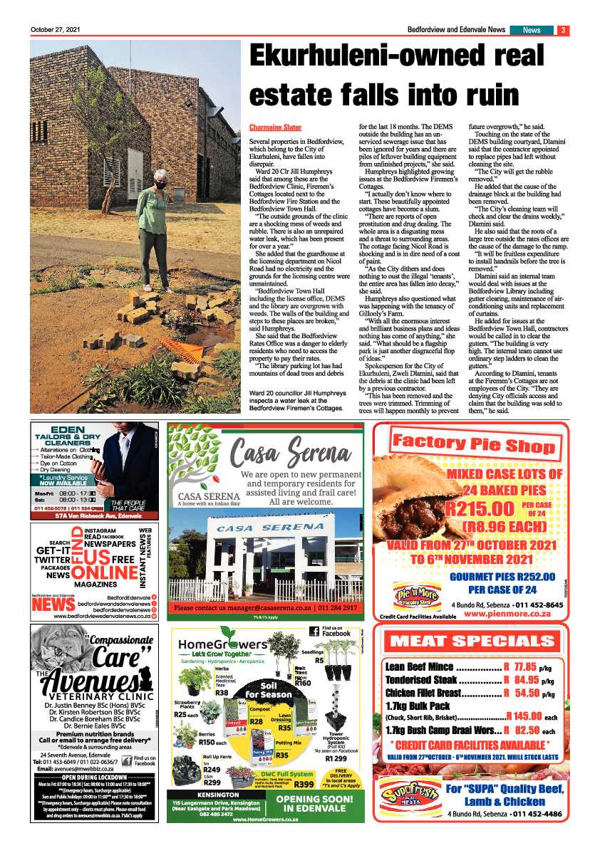 Bedfordview Edenvale News 27 October 2021 page 5