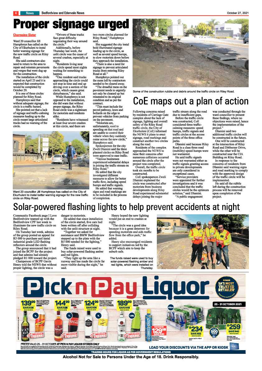 Bedfordview Edenvale News 27 October 2021 page 6