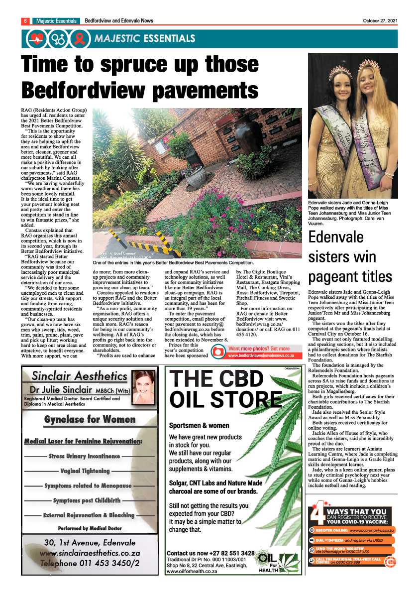 Bedfordview Edenvale News 27 October 2021 page 8
