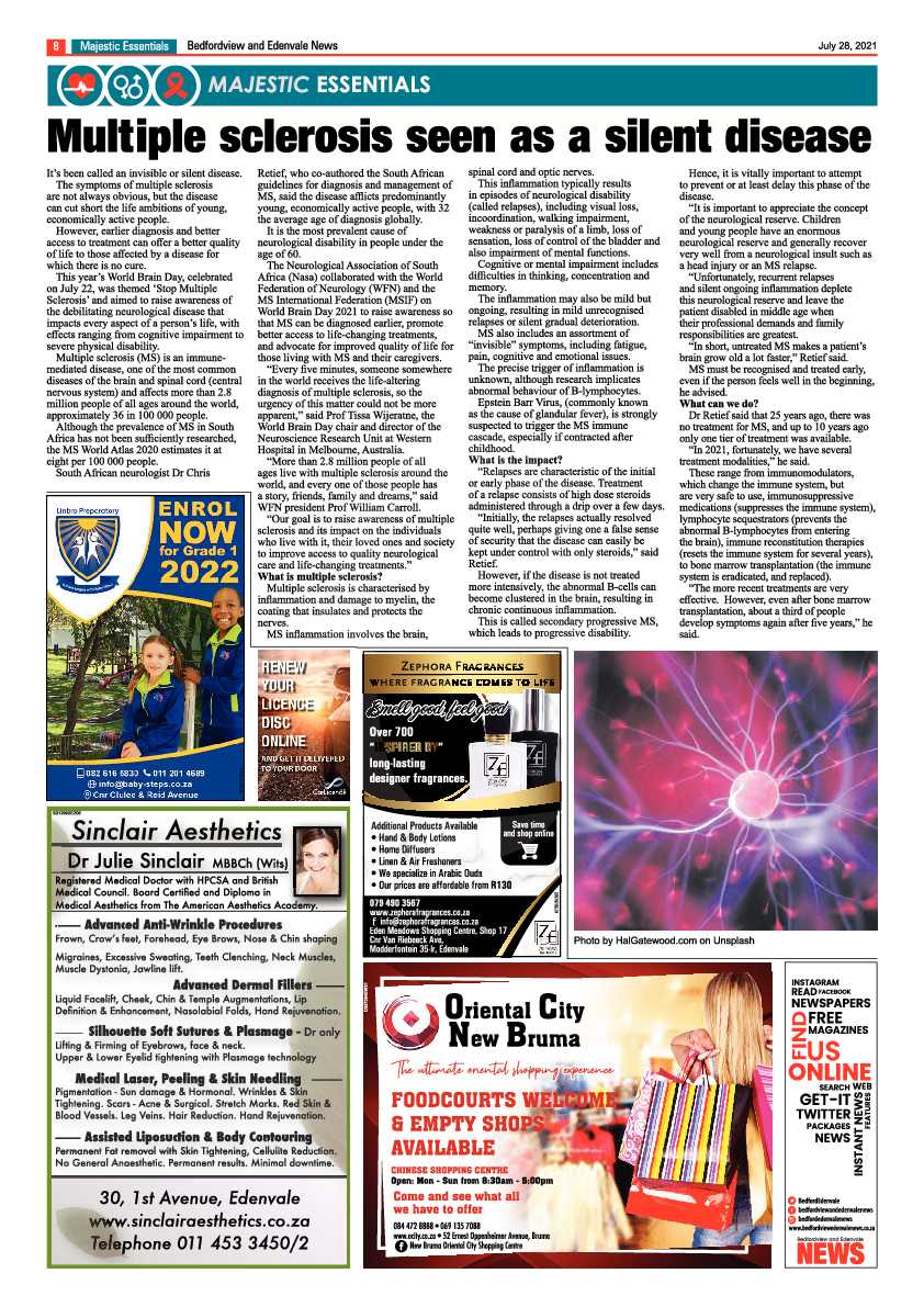Bedfordview Edenvale News 28 July 2021 page 10