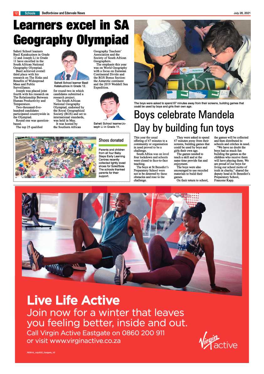 Bedfordview Edenvale News 28 July 2021 page 14