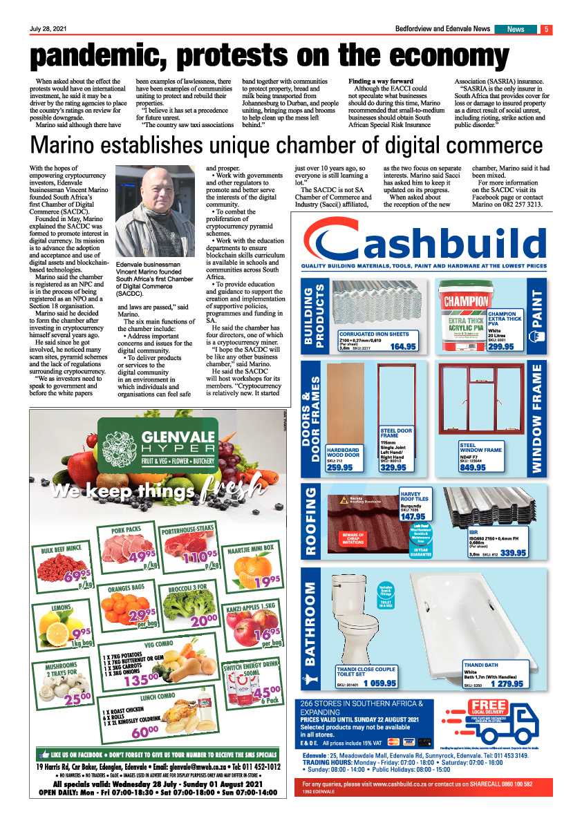 Bedfordview Edenvale News 28 July 2021 page 7