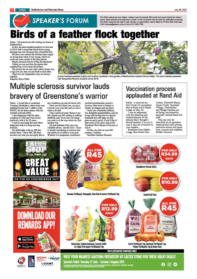 Bedfordview Edenvale News 28 July 2021 page 8