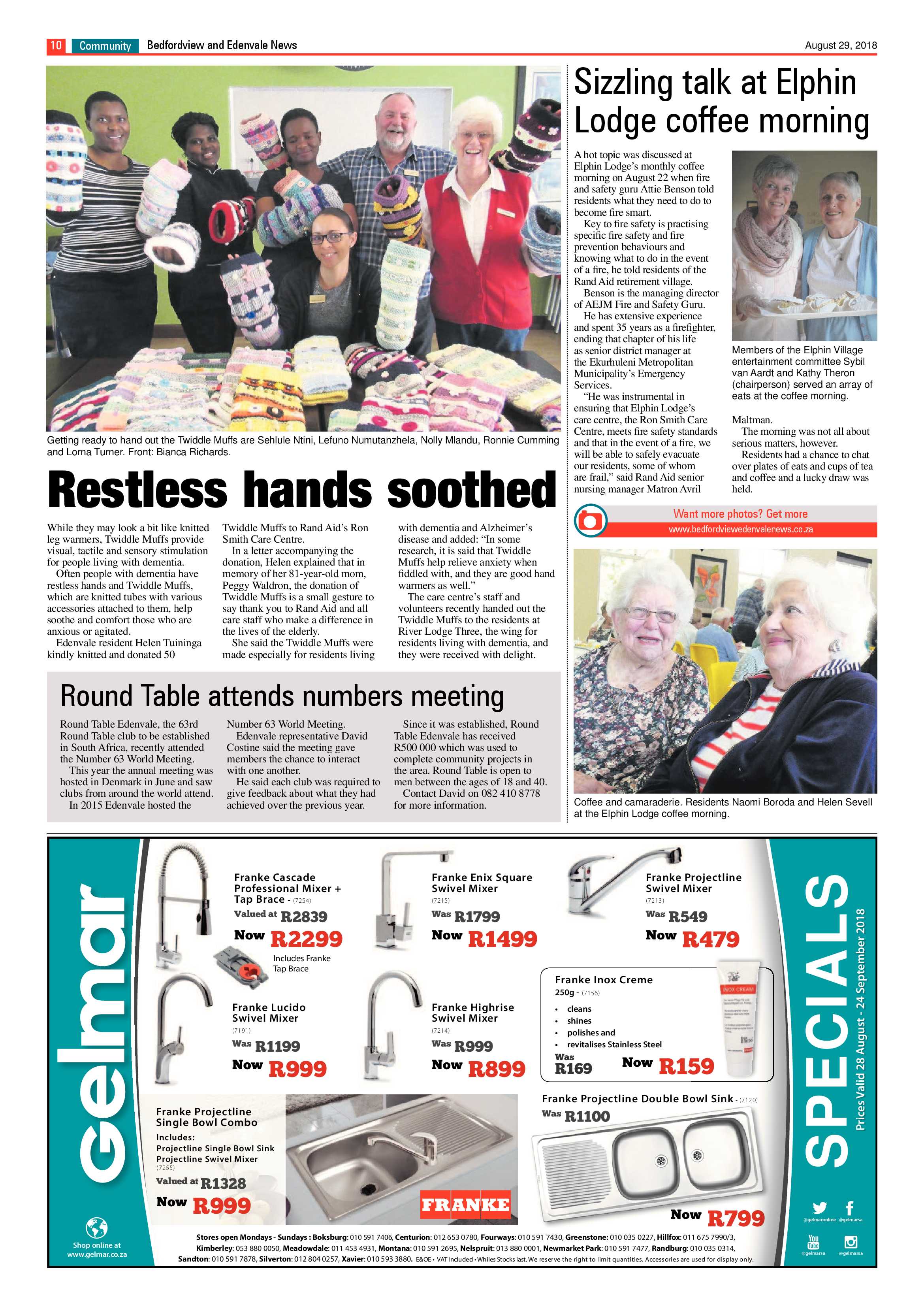 Bedfordview Edenvale News 29 August 2018 page 10