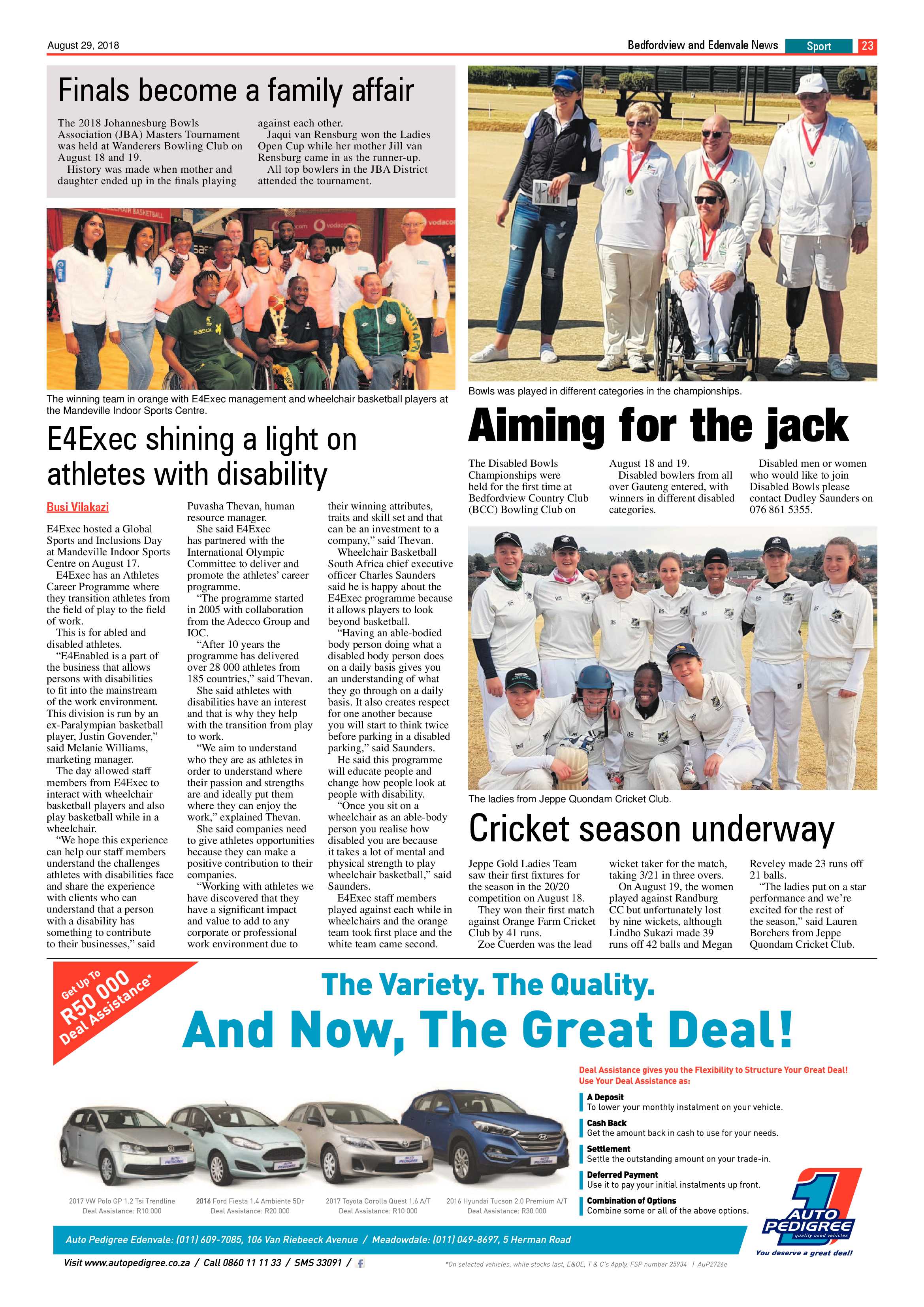Bedfordview Edenvale News 29 August 2018 page 23