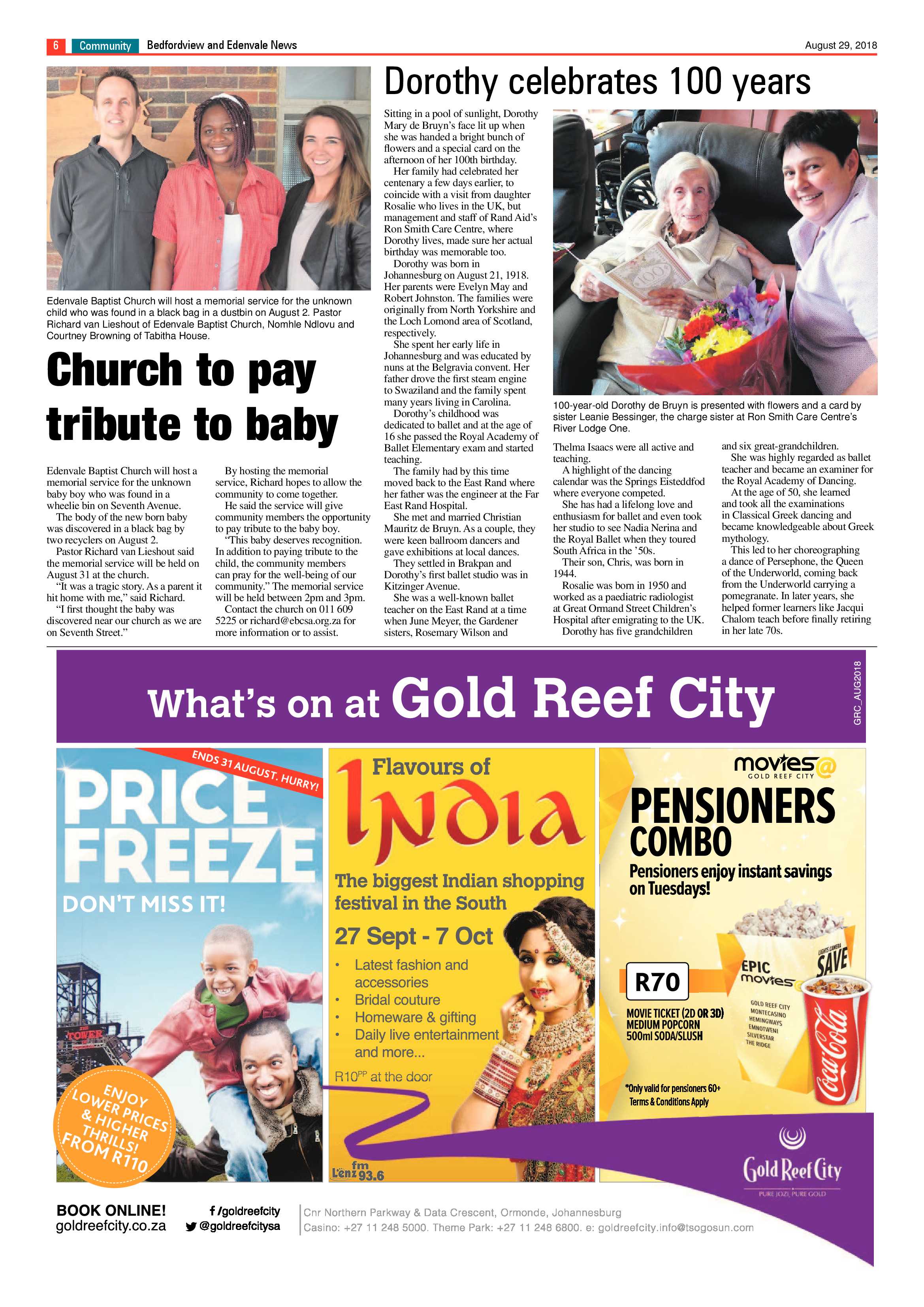 Bedfordview Edenvale News 29 August 2018 page 6