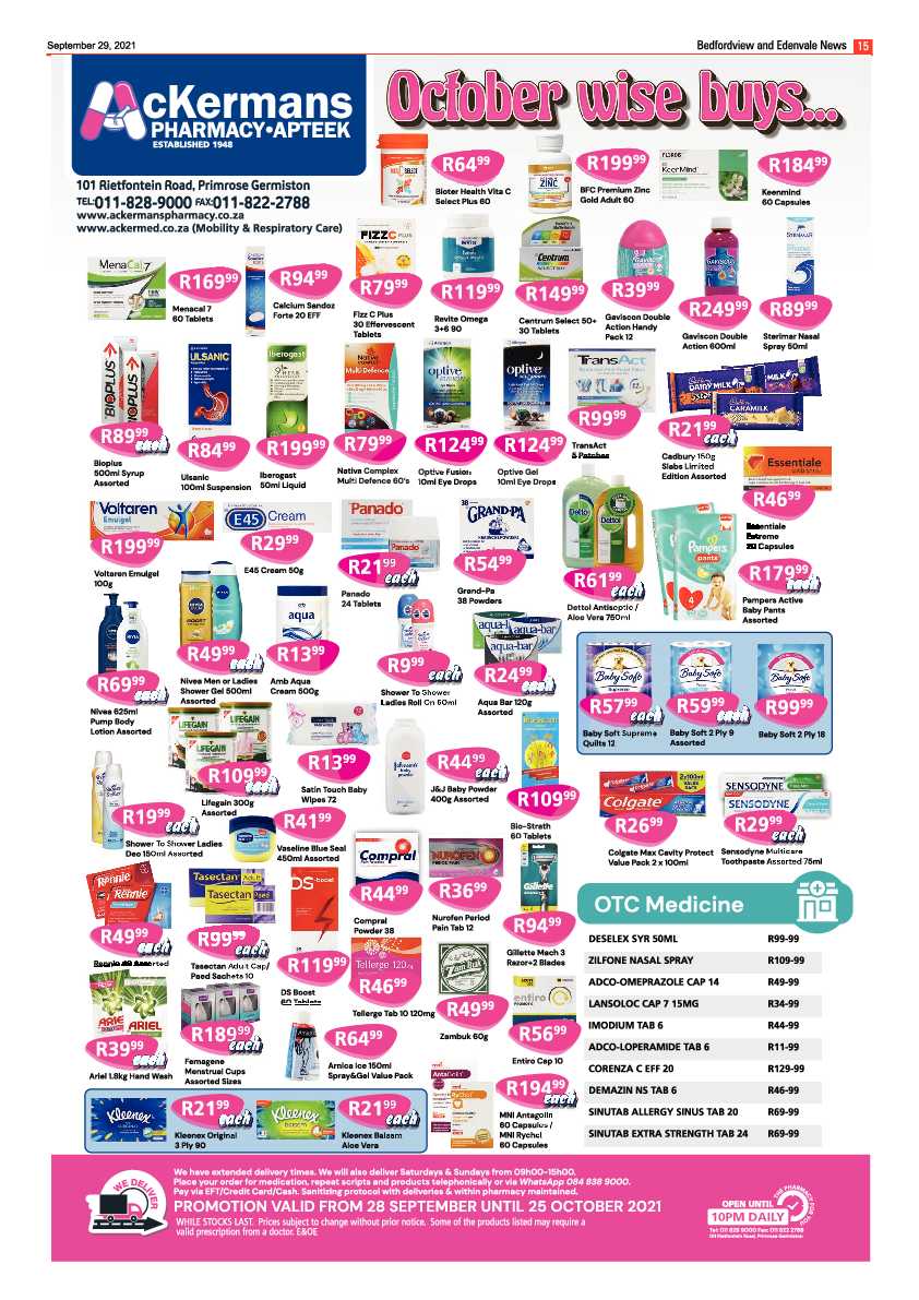 Bedfordview Edenvale News 29 September 2021 page 17