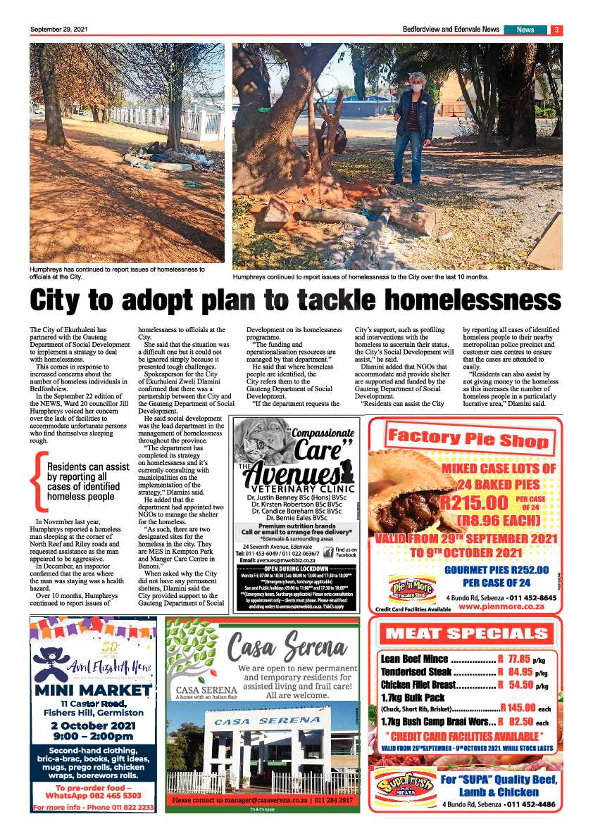 Bedfordview Edenvale News 29 September 2021 page 5