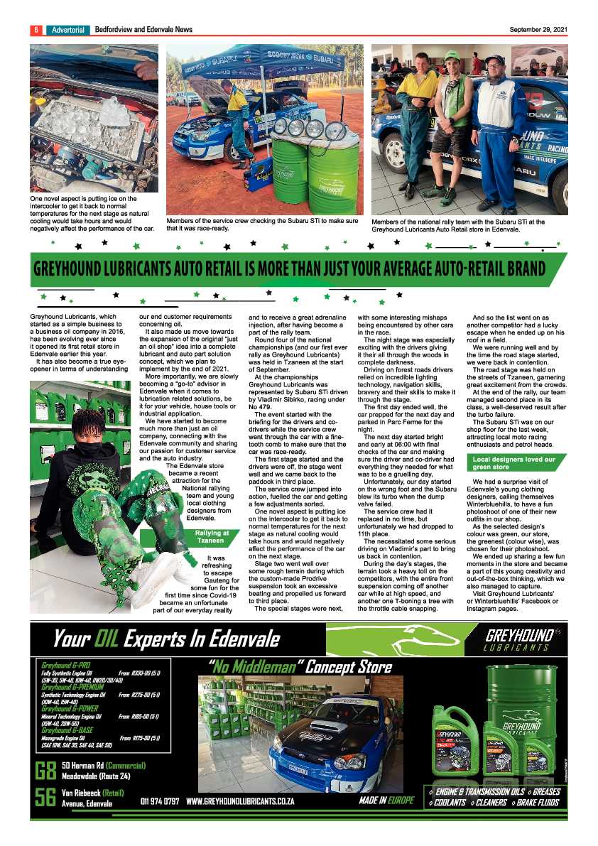 Bedfordview Edenvale News 29 September 2021 page 8