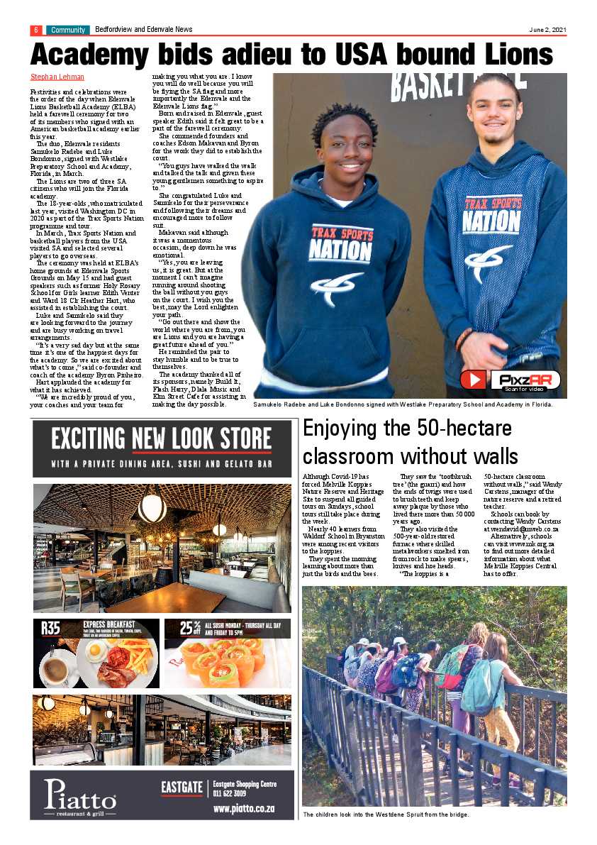 Bedfordview Edenvale News 2 June 2021 page 6