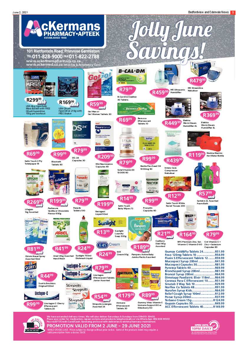 Bedfordview Edenvale News 2 June 2021 page 9