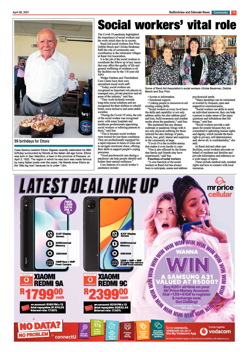 Bedfordview Edenvale News 30 April 2021 page 15