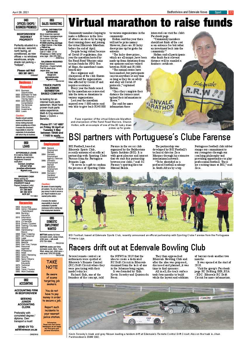 Bedfordview Edenvale News 30 April 2021 page 23