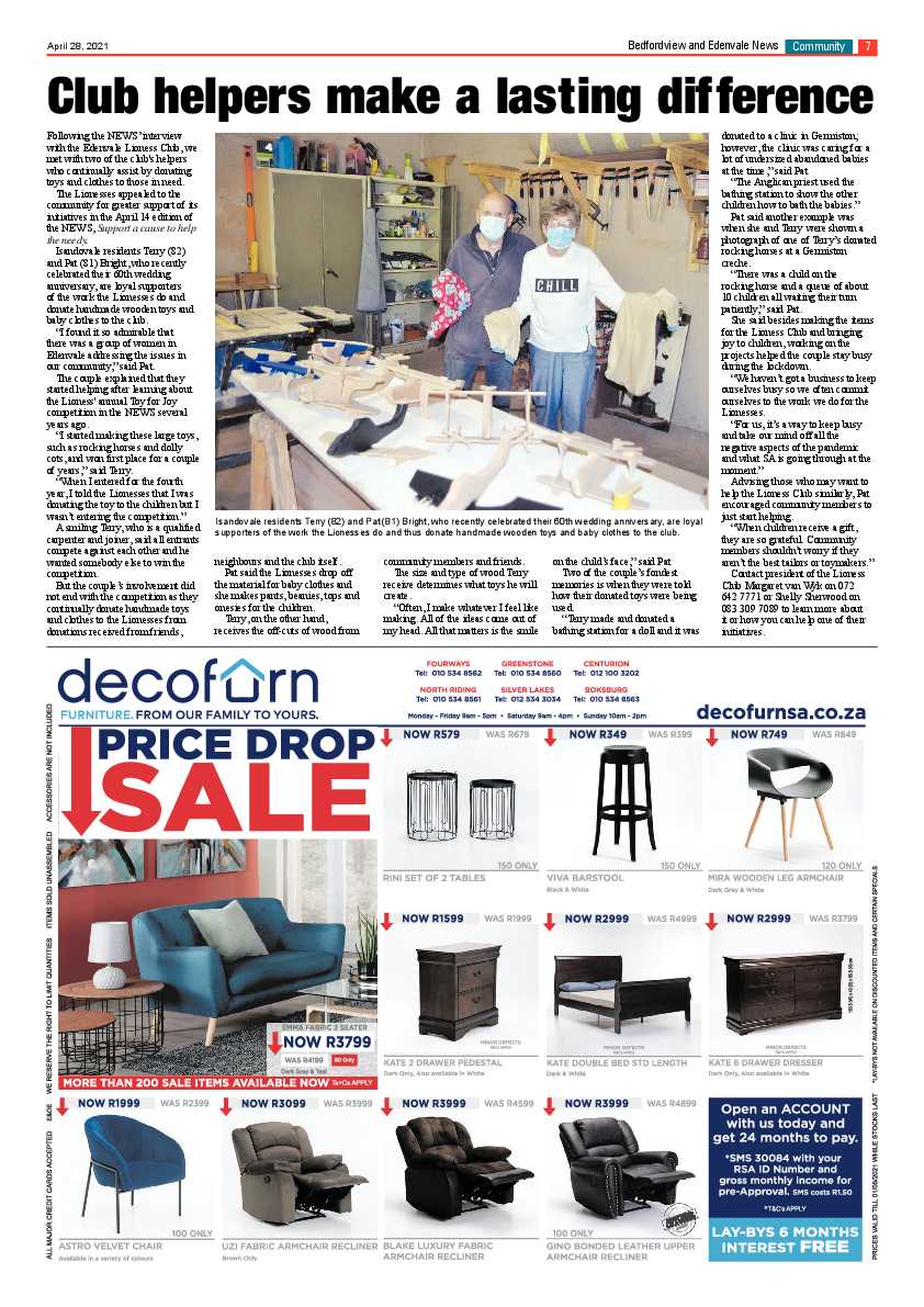 Bedfordview Edenvale News 30 April 2021 page 7