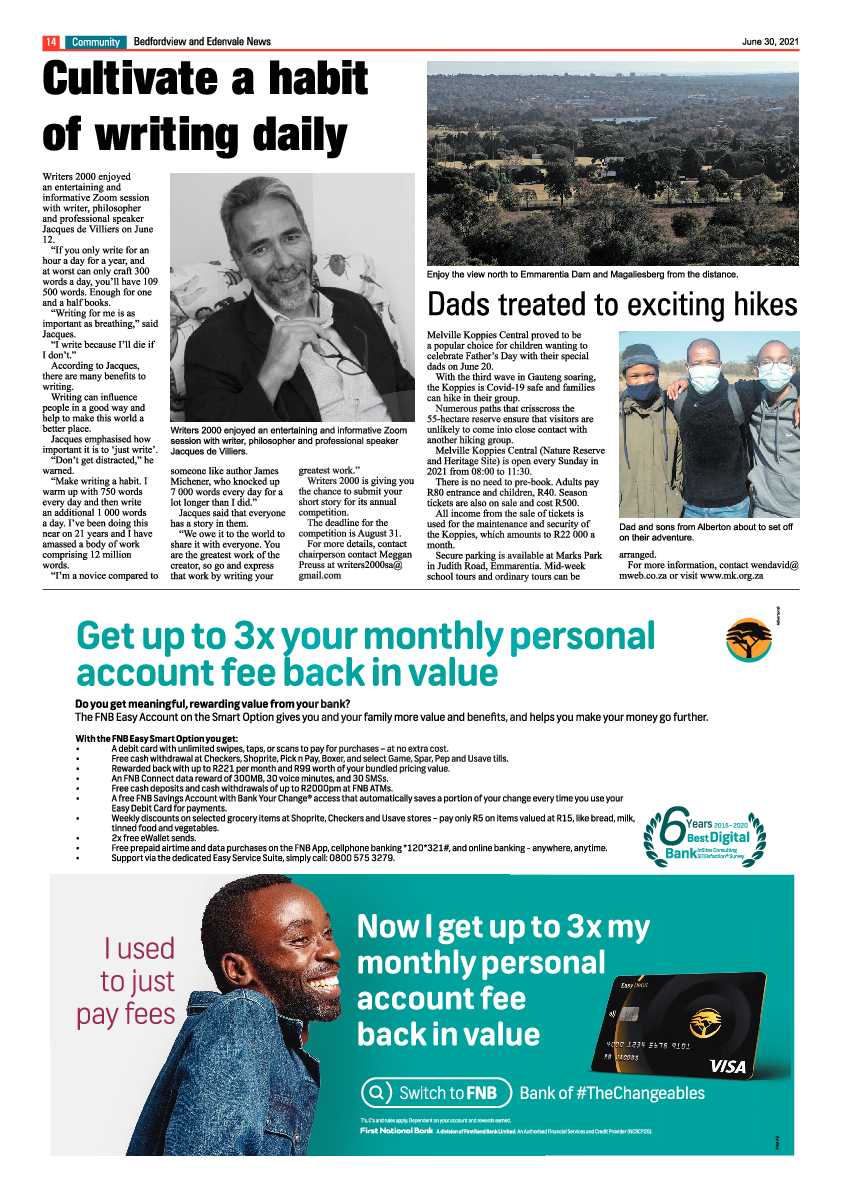 Bedfordview Edenvale News 30 June 2021 page 14
