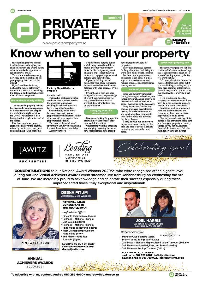 Bedfordview Edenvale News 30 June 2021 page 16