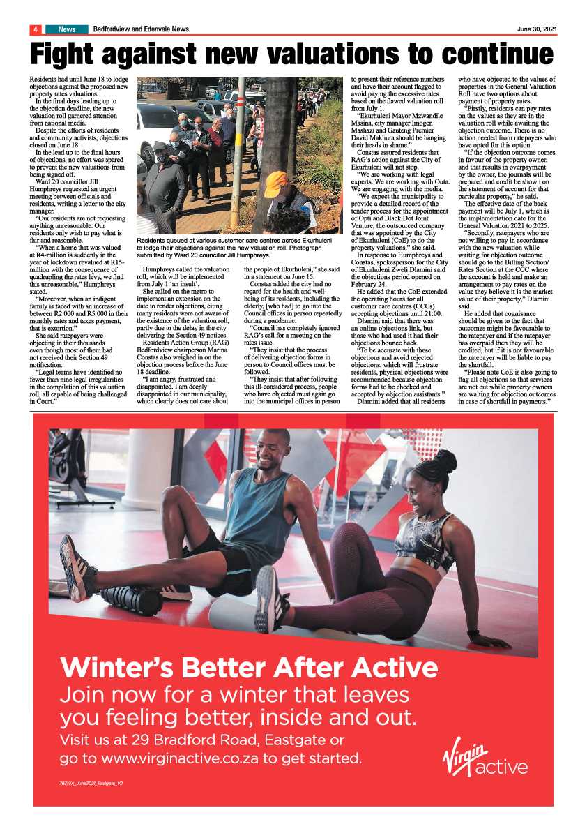 Bedfordview Edenvale News 30 June 2021 page 4