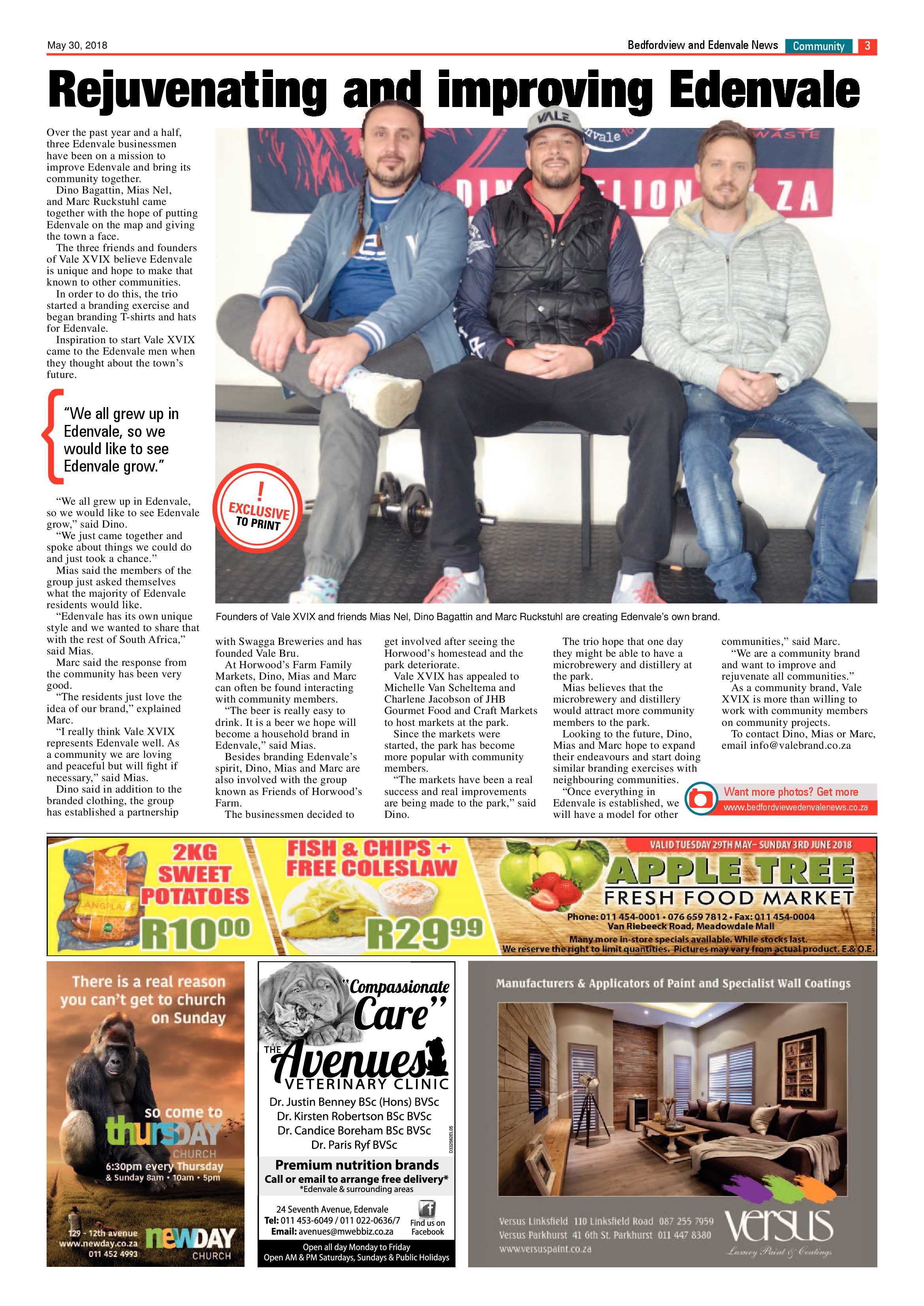 Bedfordview Edenvale News 30 May 2018 page 3